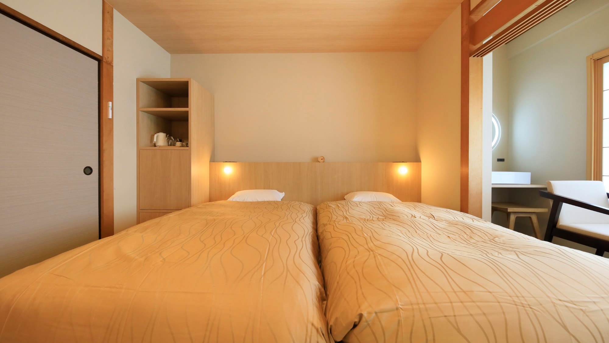 Japanese style twin room (6 tatami mats)
