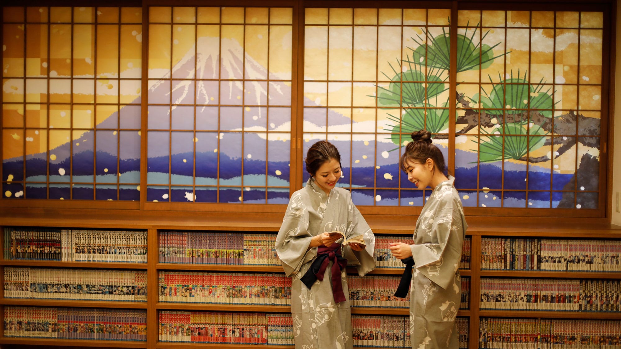 <漫畫之湯> 新！  無限閱讀約 5,000 部漫畫！在按摩椅和基岩浴椅上放鬆身心