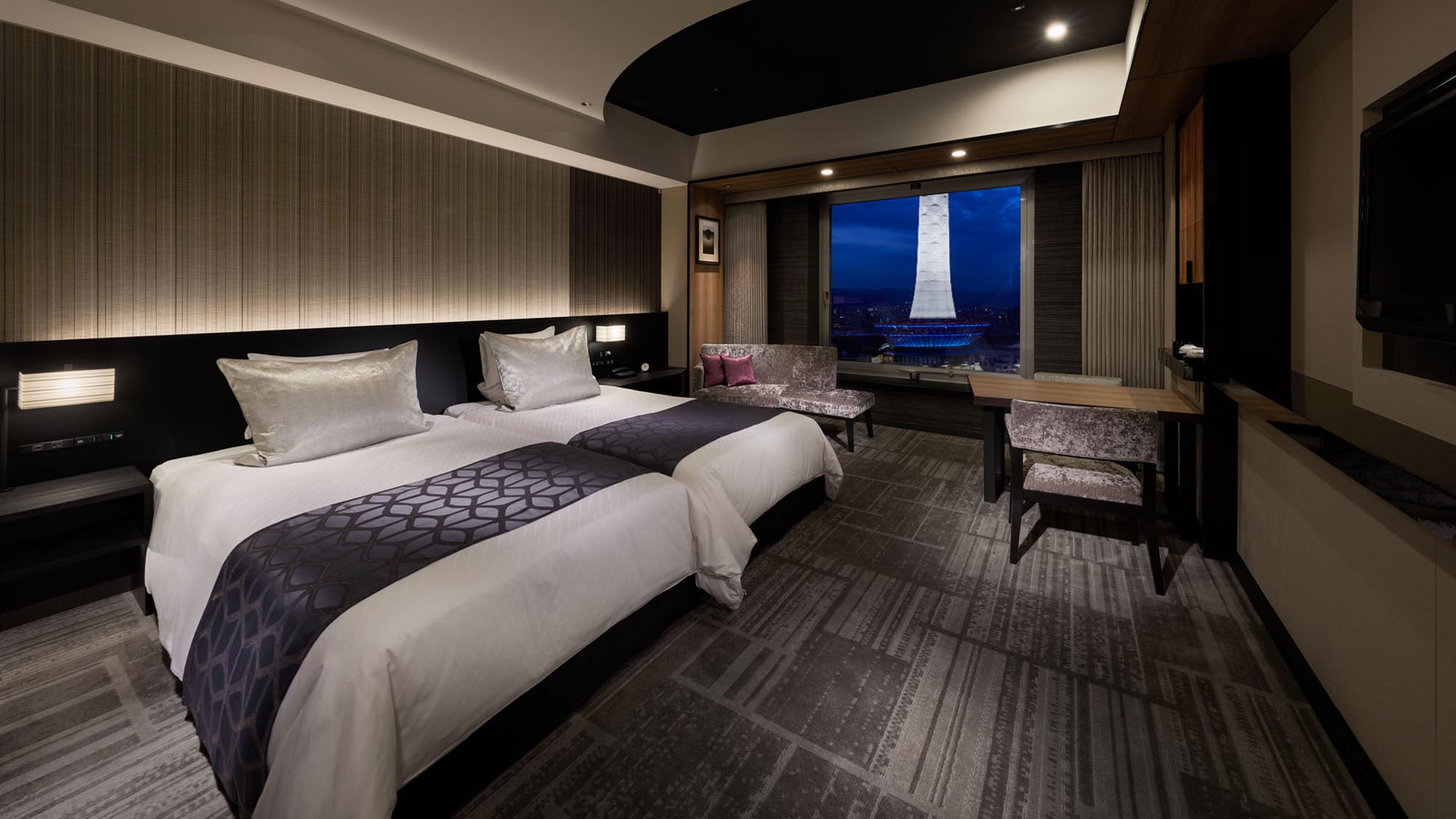 Superior twin room tower view (34 square meters) * Image