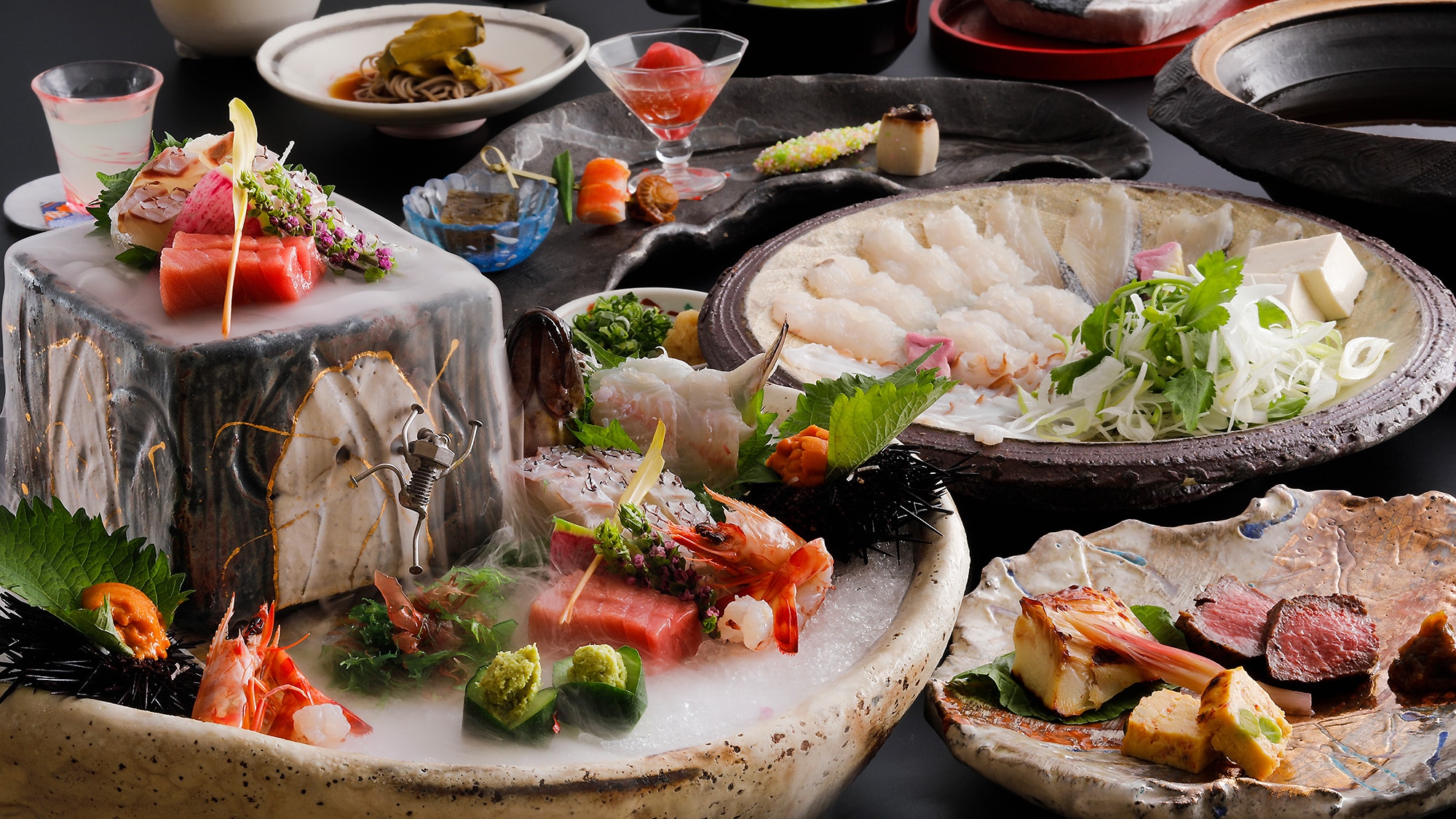 [Musim Panas] Kursus Hama Kaiseki yang Ditingkatkan