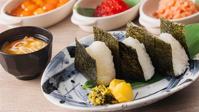 Breakfast rice ball
