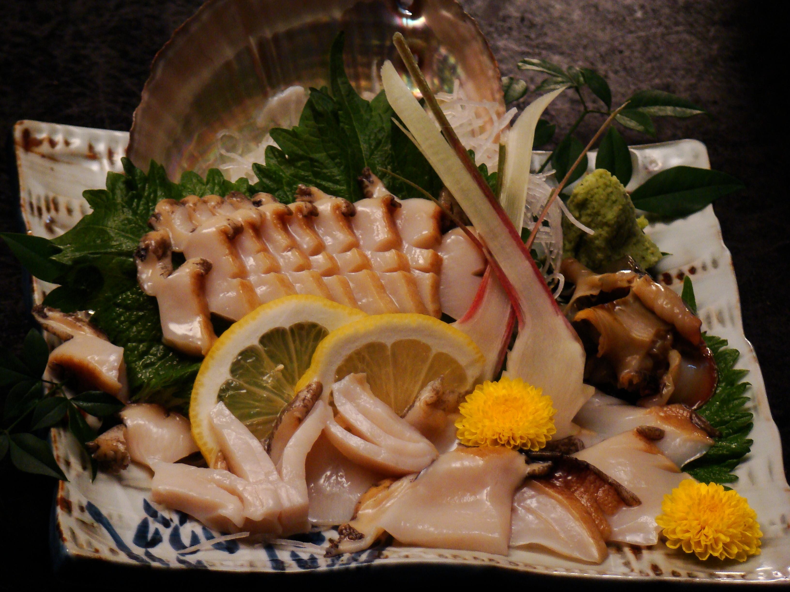 Mega Boso Abalone "Red" Odoriyaki Example