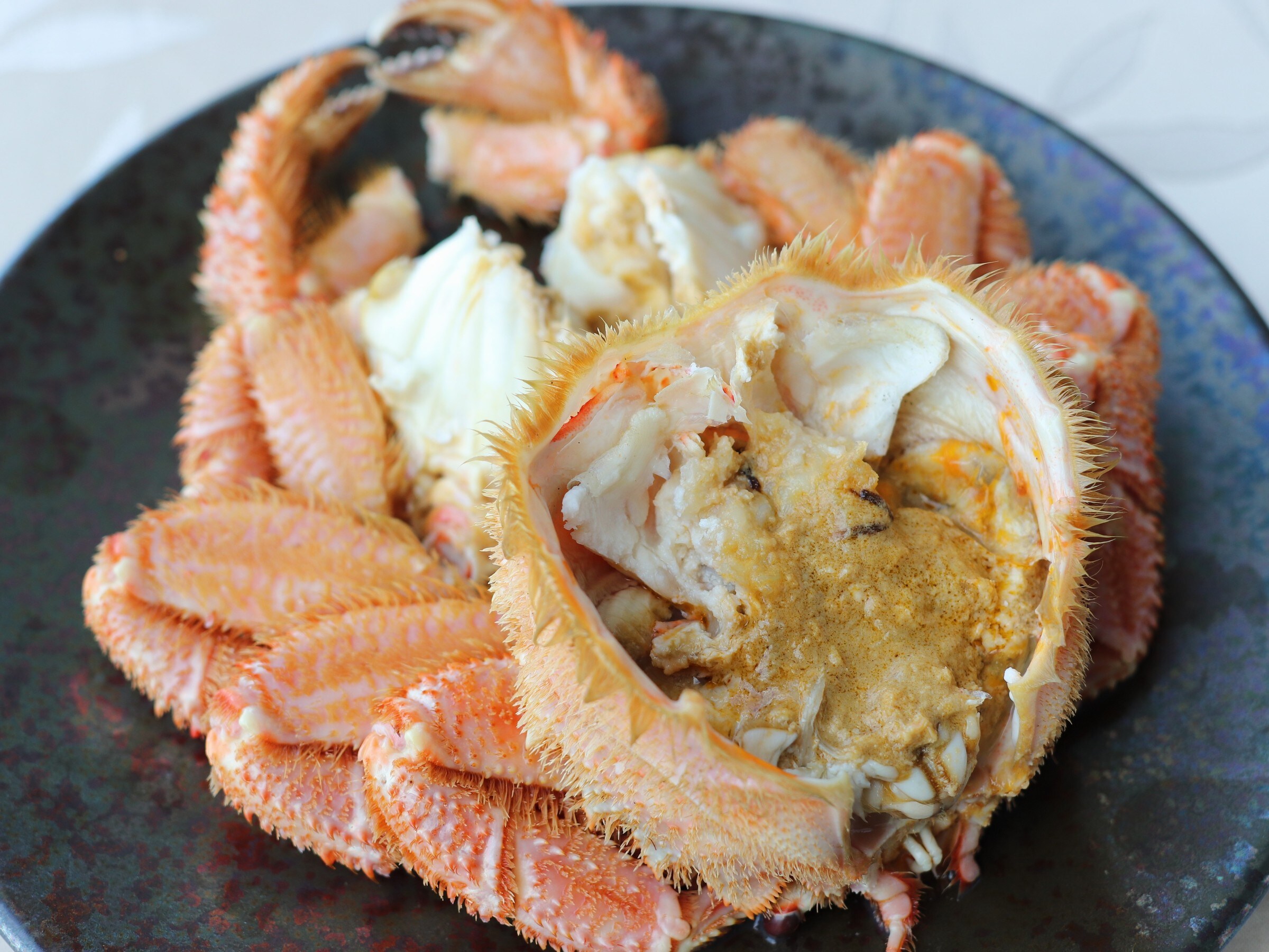 Dinner plan with hairy crab