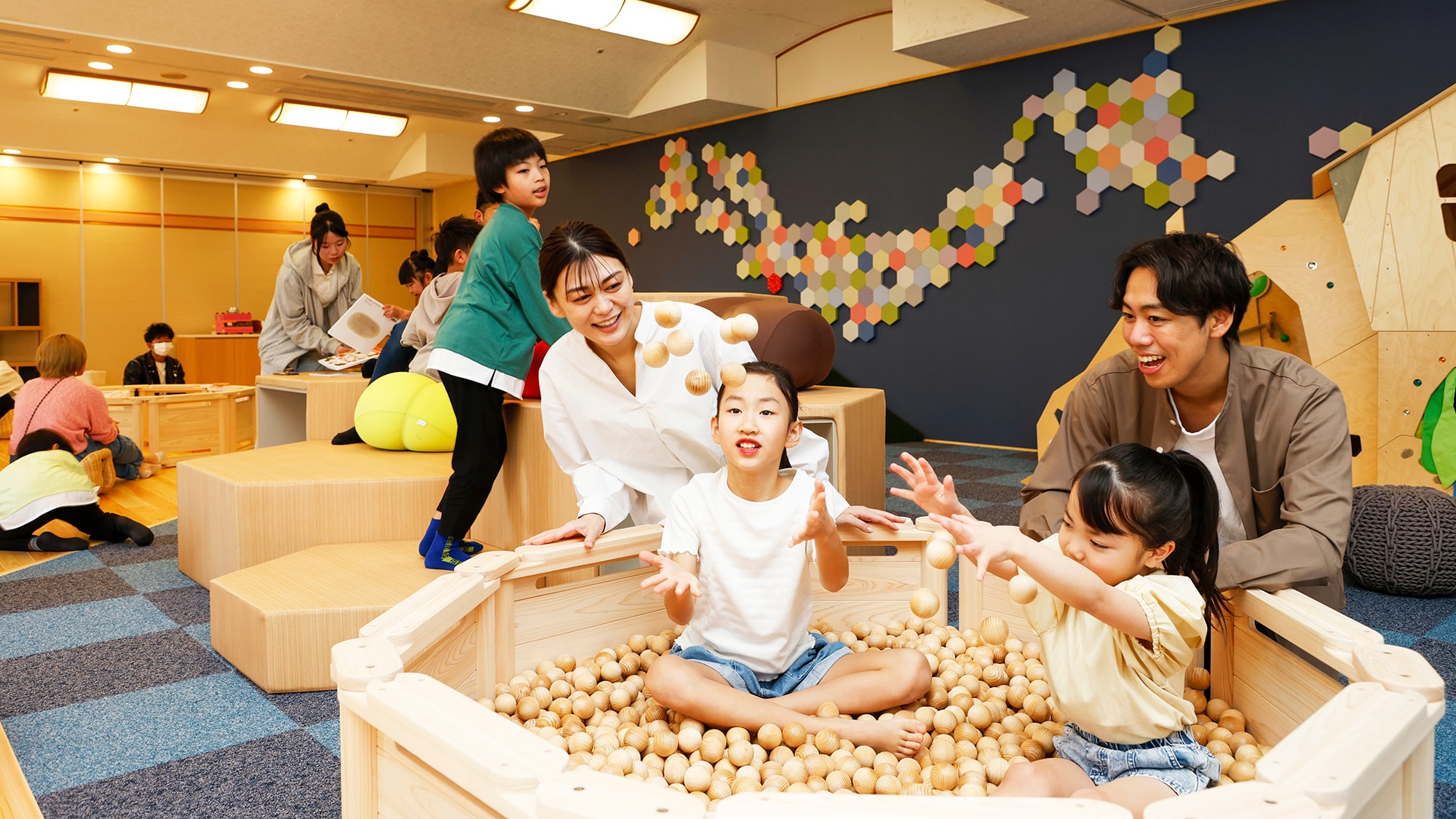 【キッズスペース】お子様の笑顔を作る、楽しさ満載のスペース！
