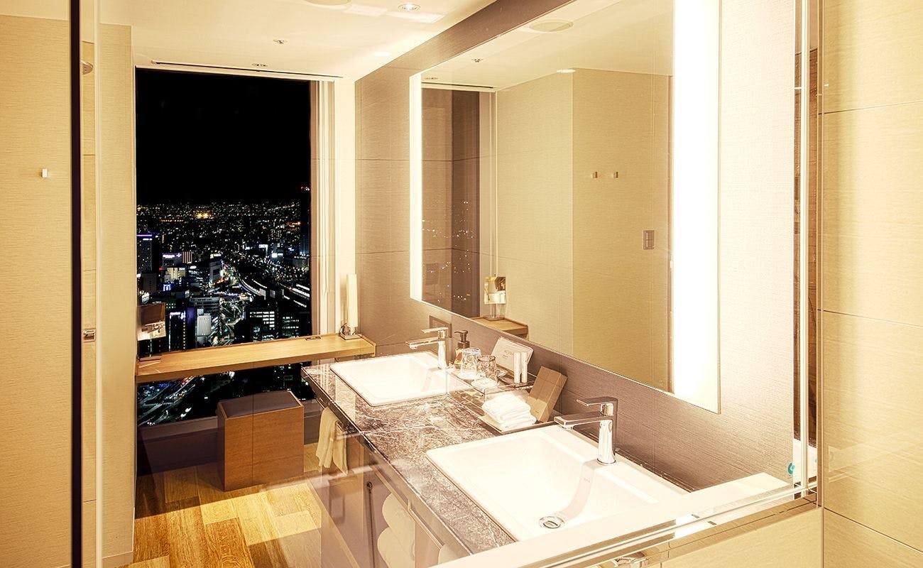 Bathroom (premium corner room)