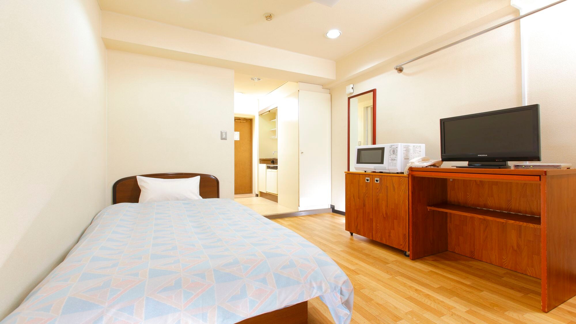 เตียงเดี่ยวมาตรฐาน [15 ตร.ม. / ความกว้างเตียง 100 ซม.]