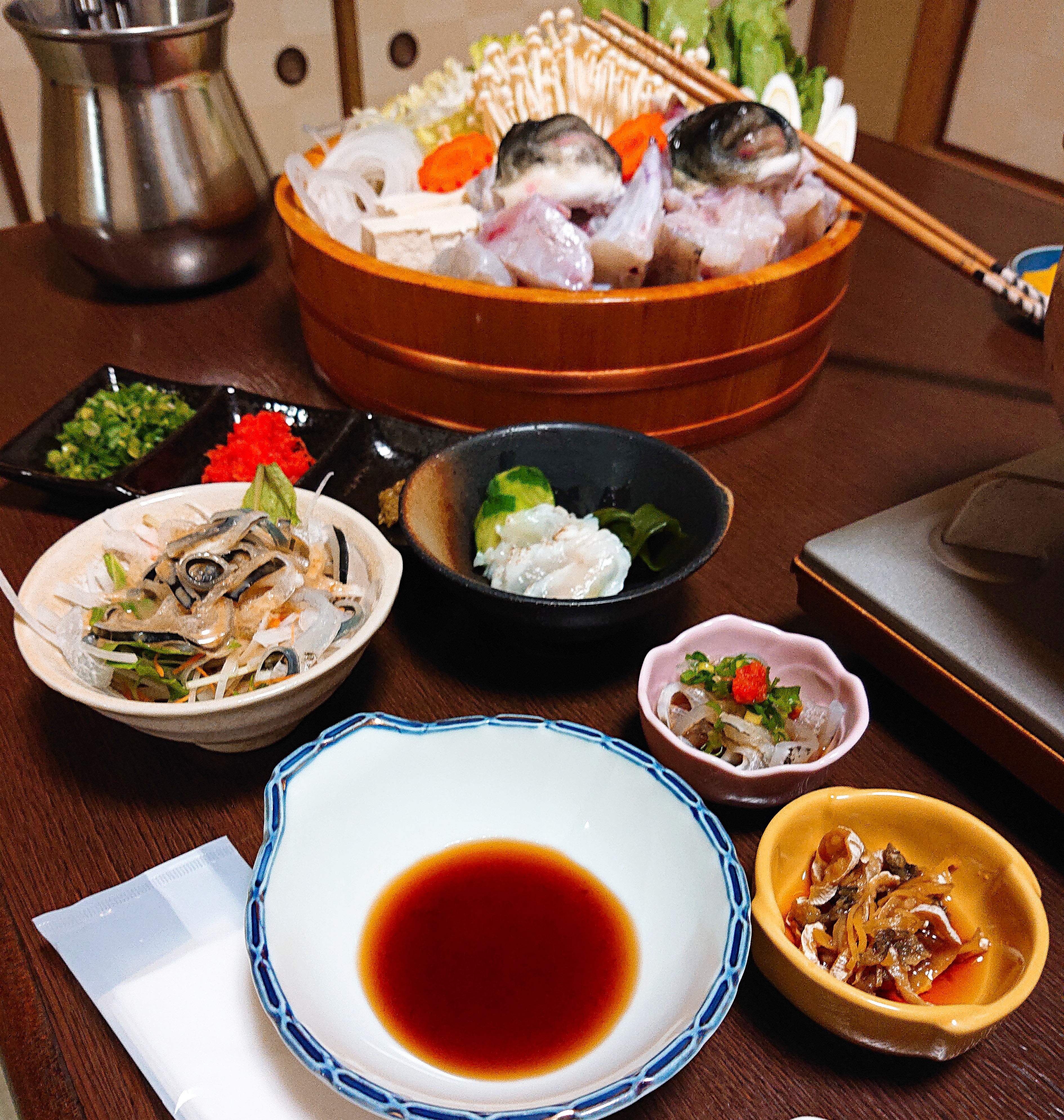Fugu dishes