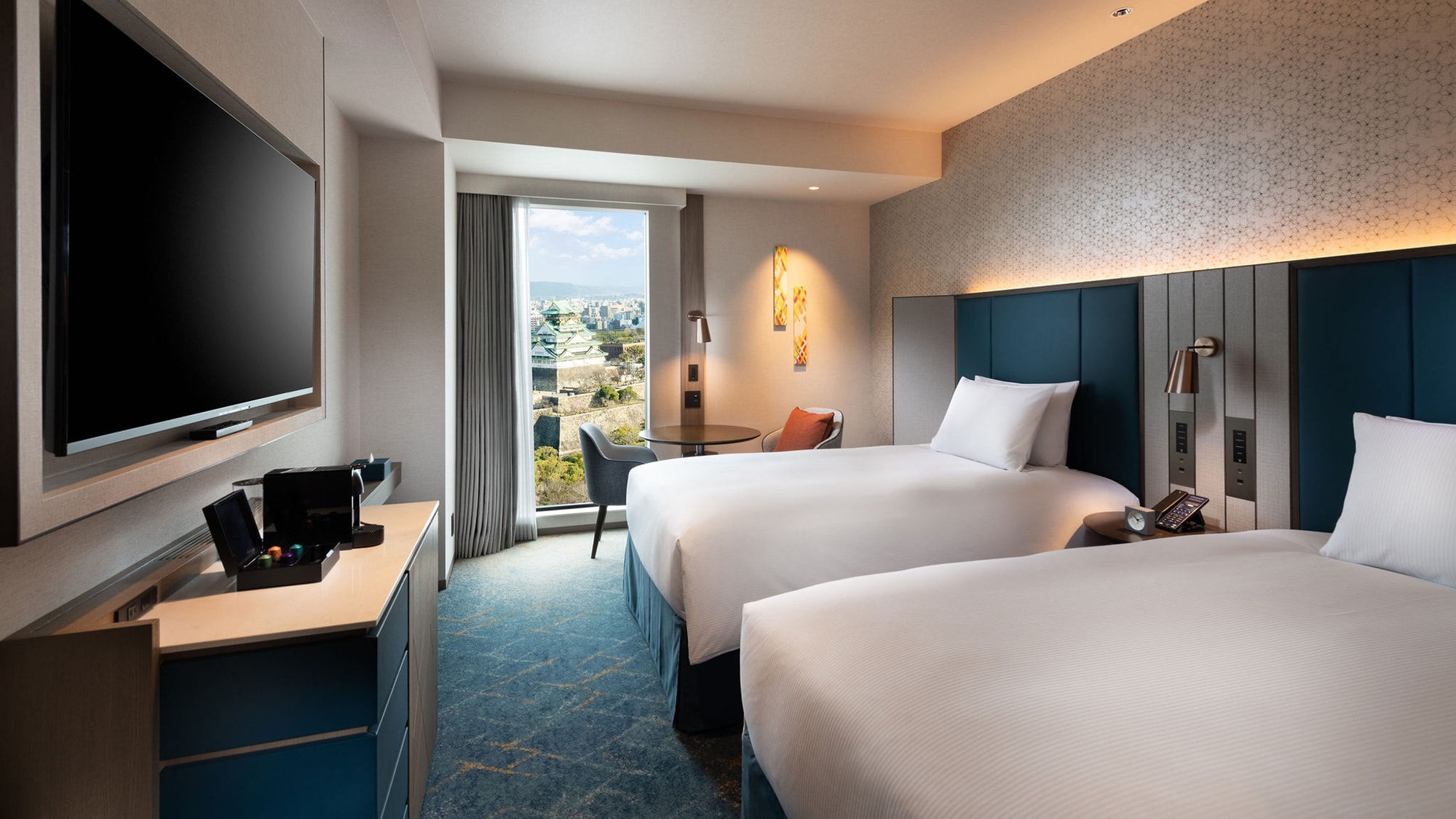 Twin Room with Castle View