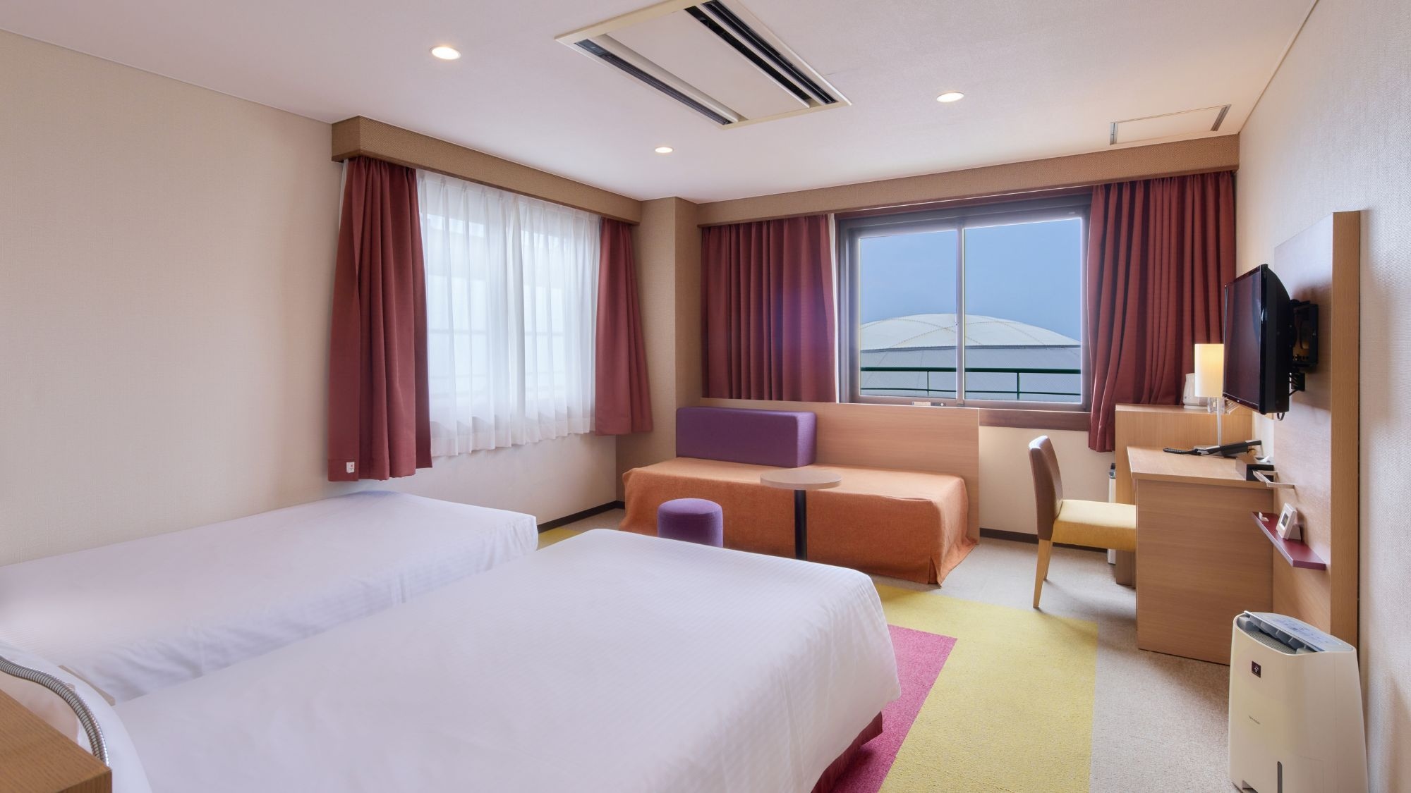 [Menara Utama] Kamar Deluxe Ocean/Sudut dengan banyak ruang dan pemandangan Teluk Nago.