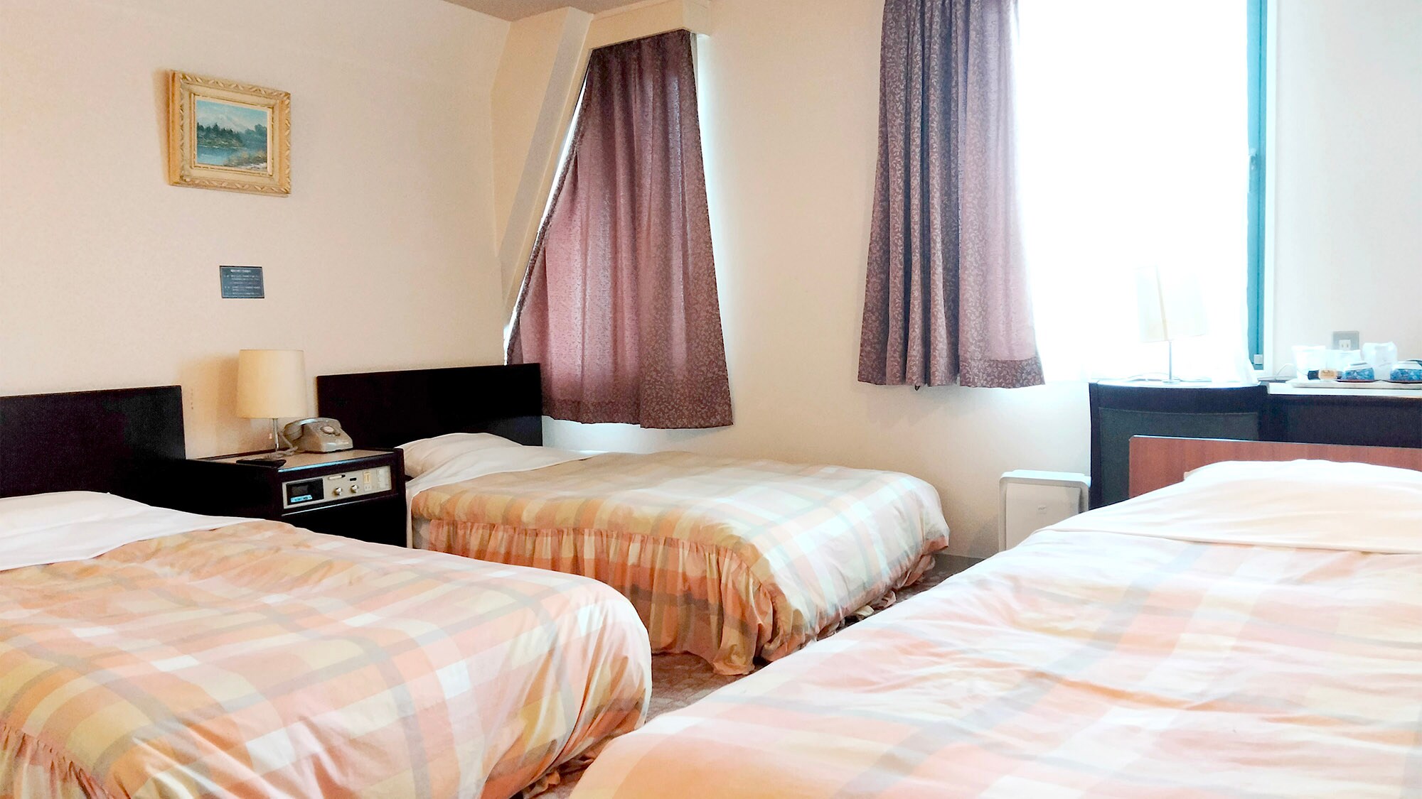 ・ Twin room can accommodate up to 3 people using an extra bed
