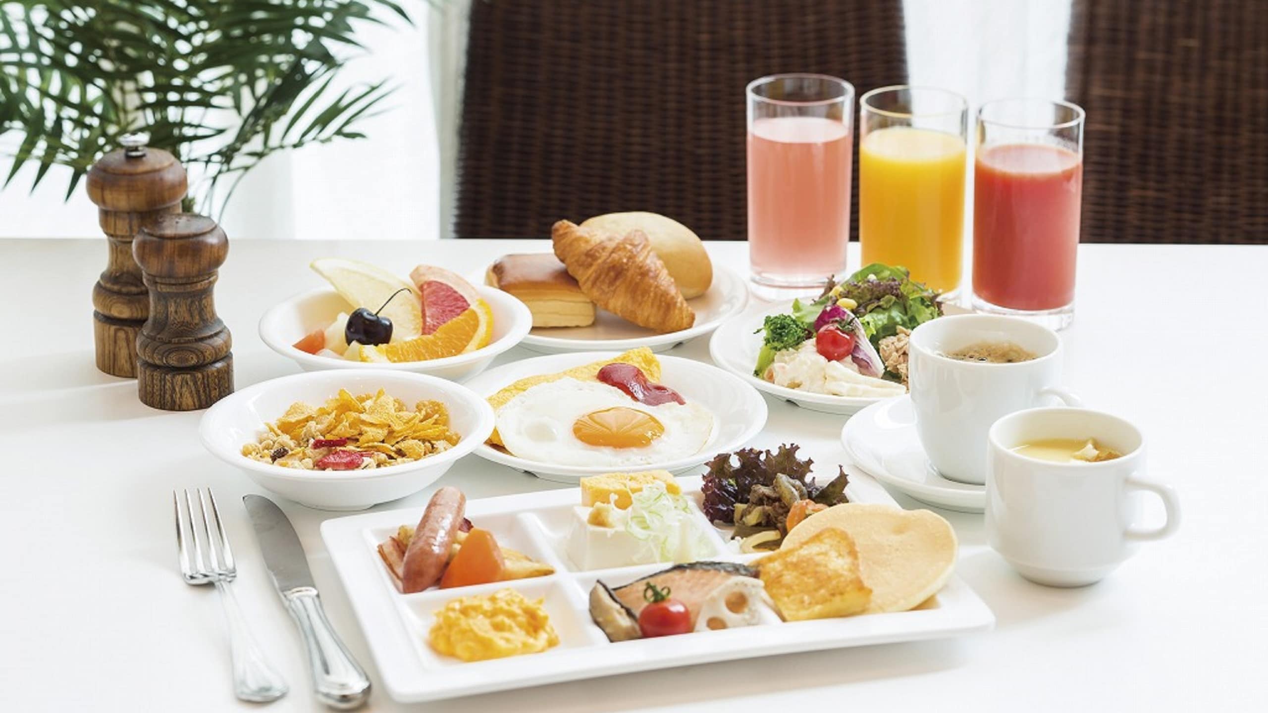 【ラ・ベランダ】朝食　洋食盛り付け例