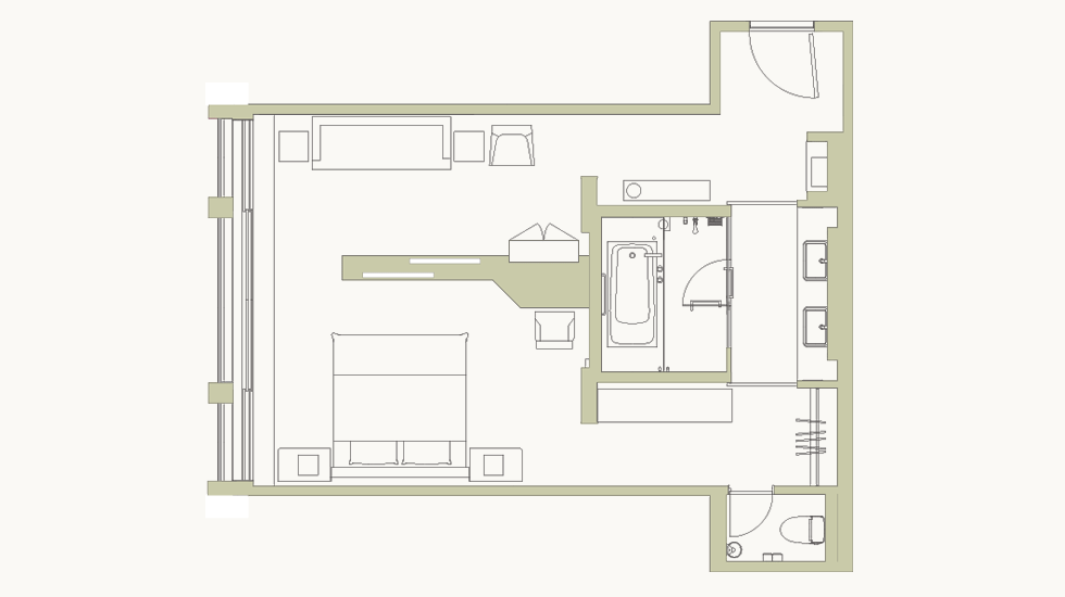 Junior Suite - Floor Plan
