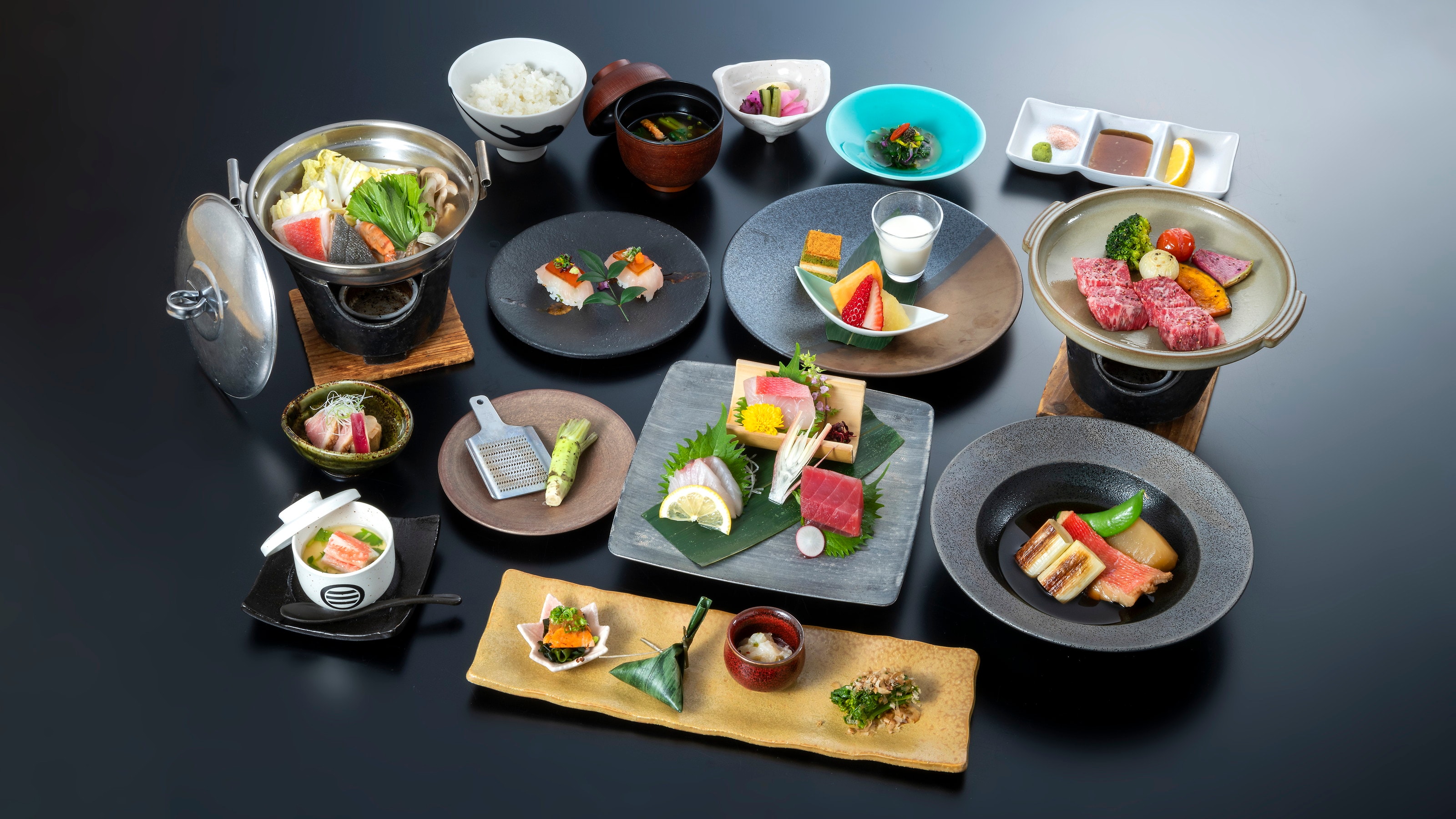 [Miharuya Kaiseki Course] Japanese beef teppanyaki x red snapper - A recommended course where you can enjoy Izu specialties and beef delicacies -