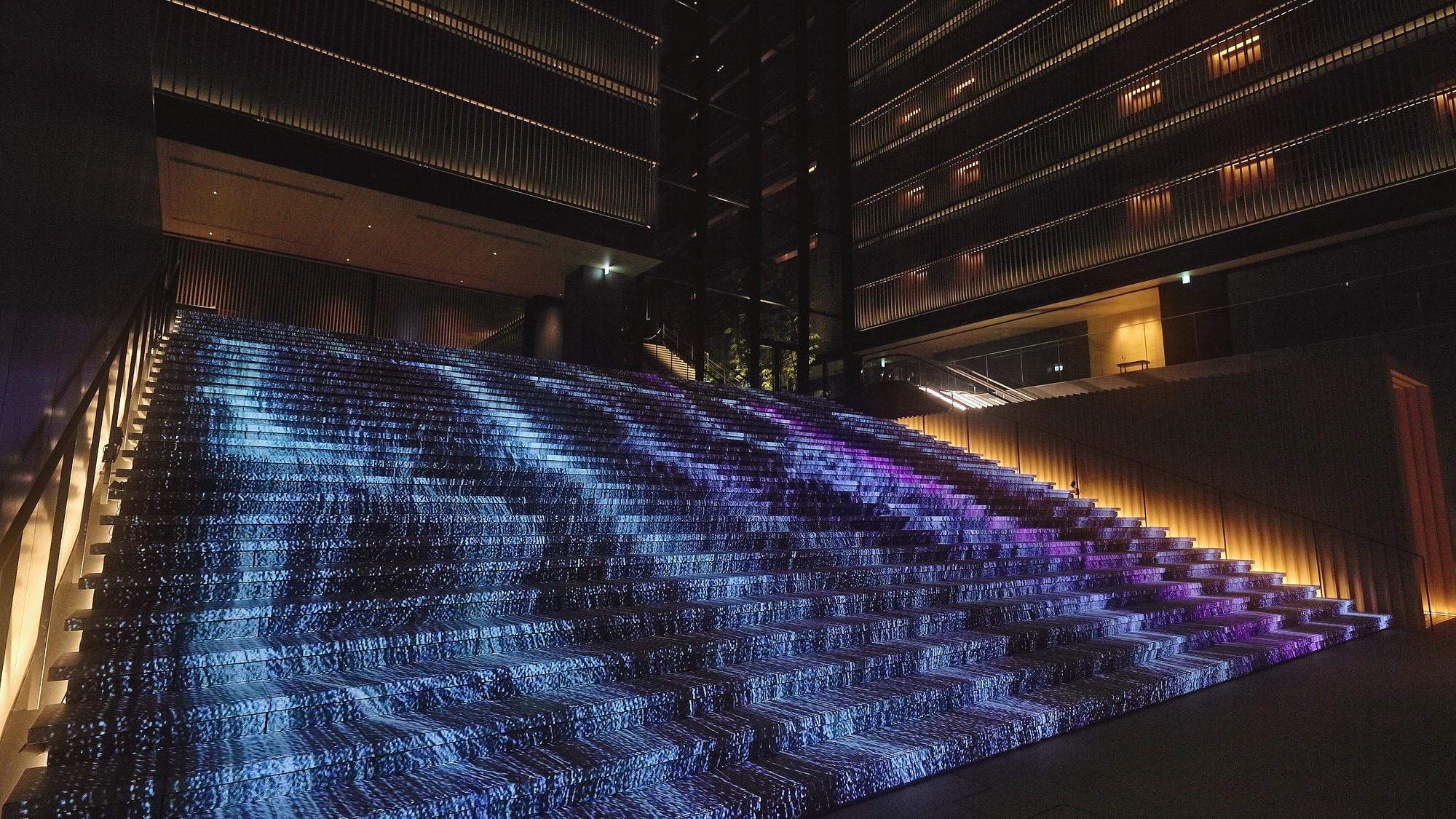 Lobby Grand Staircase Projection Mapping Image