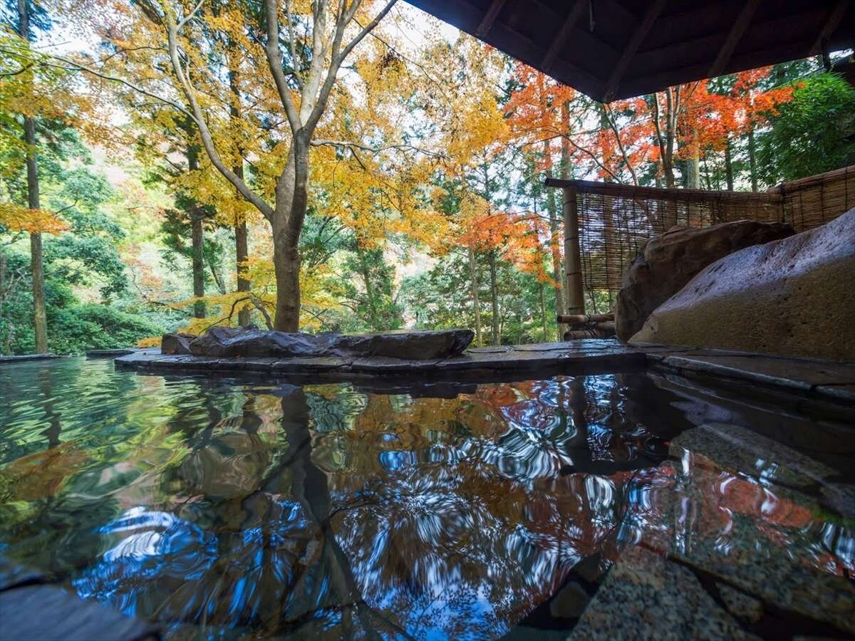 Quaint medicated open-air bath