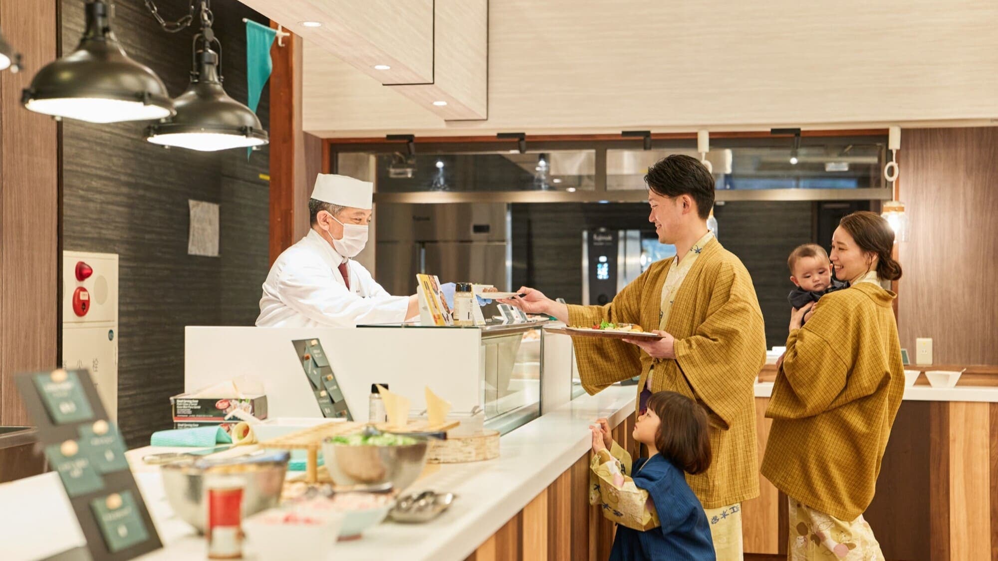 ◆【自助晚餐】享用我们现场厨房新鲜烹制的美味佳肴。