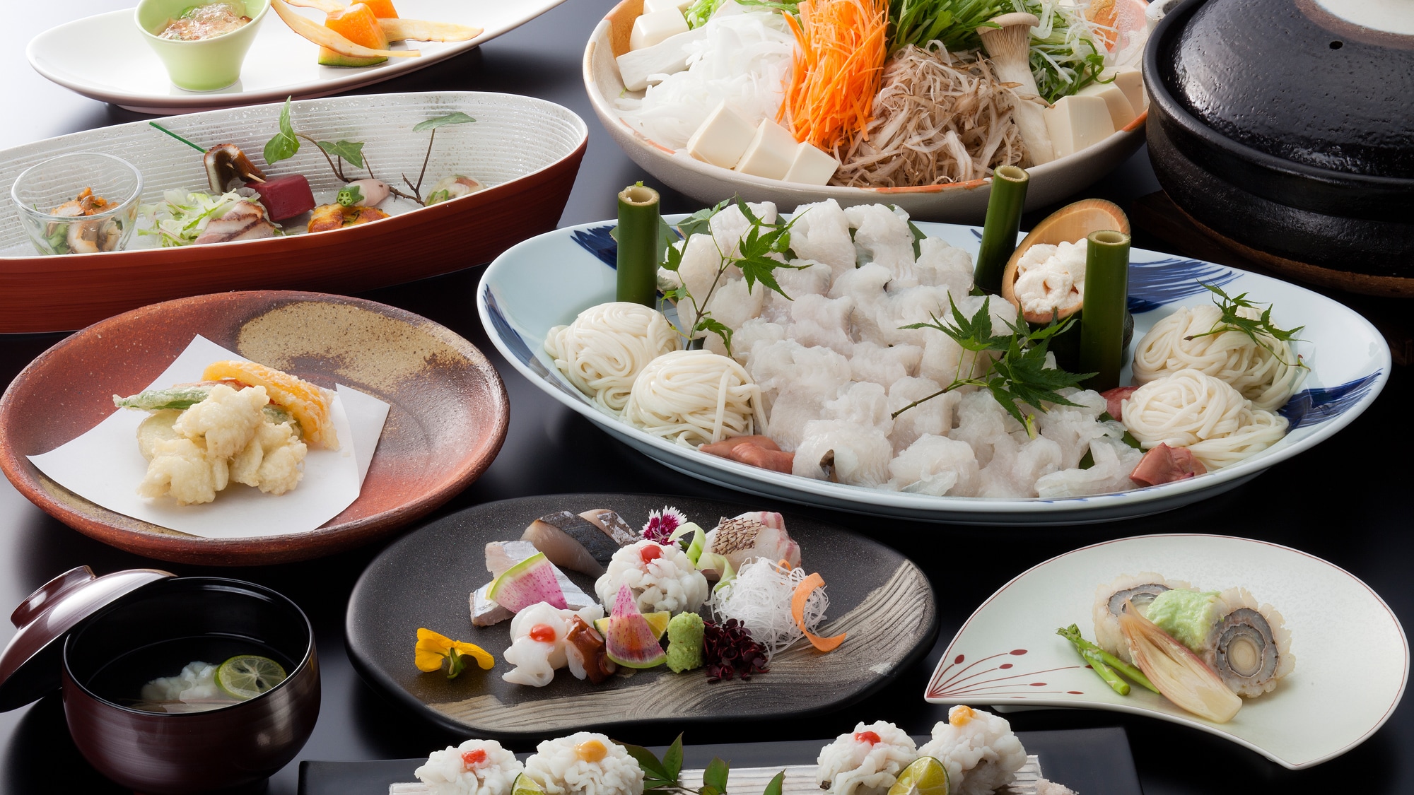 [Pilihan rasa spesial] Kaiseki penuh dengan belut conger asli dari Nushima, Pulau Awaji ≪Gambar memasak≫