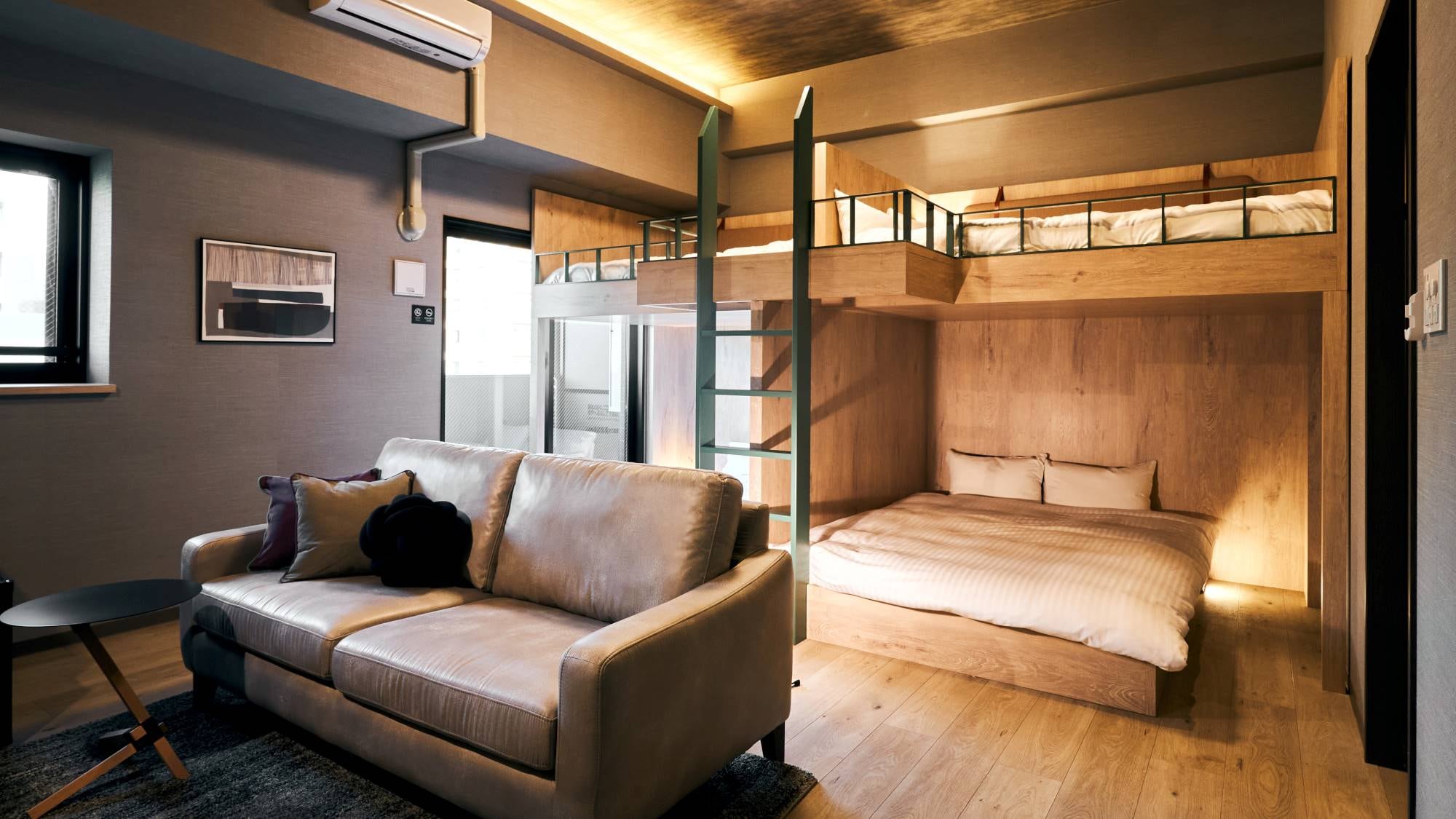 Up to 8 people can stay in Family 8 / Bunk Bed