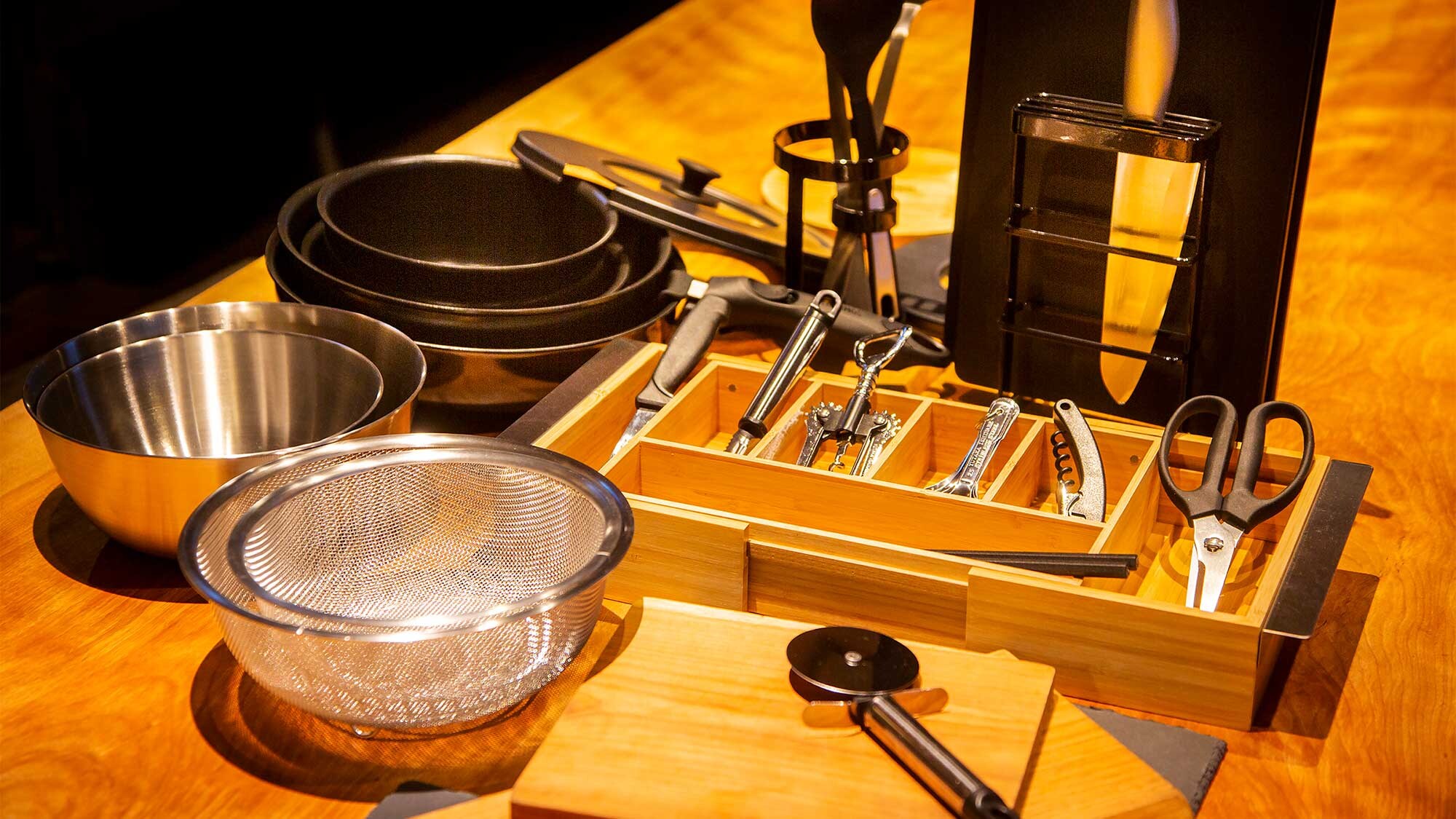 ・Ochimizu House_We also provide cooking utensils such as frying pans and pots.
