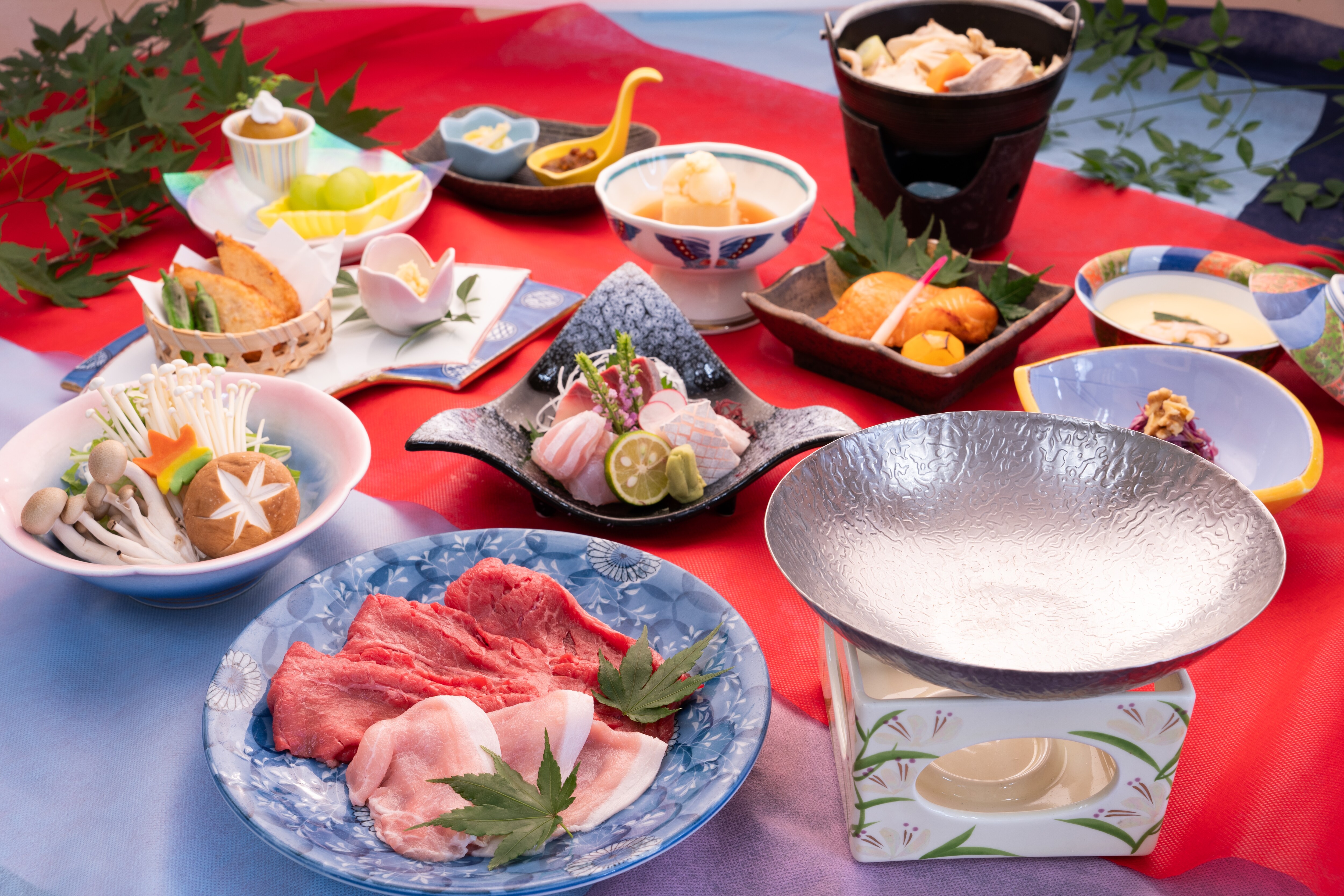 Yamagata beef and Sakurabi pork shabu-shabu