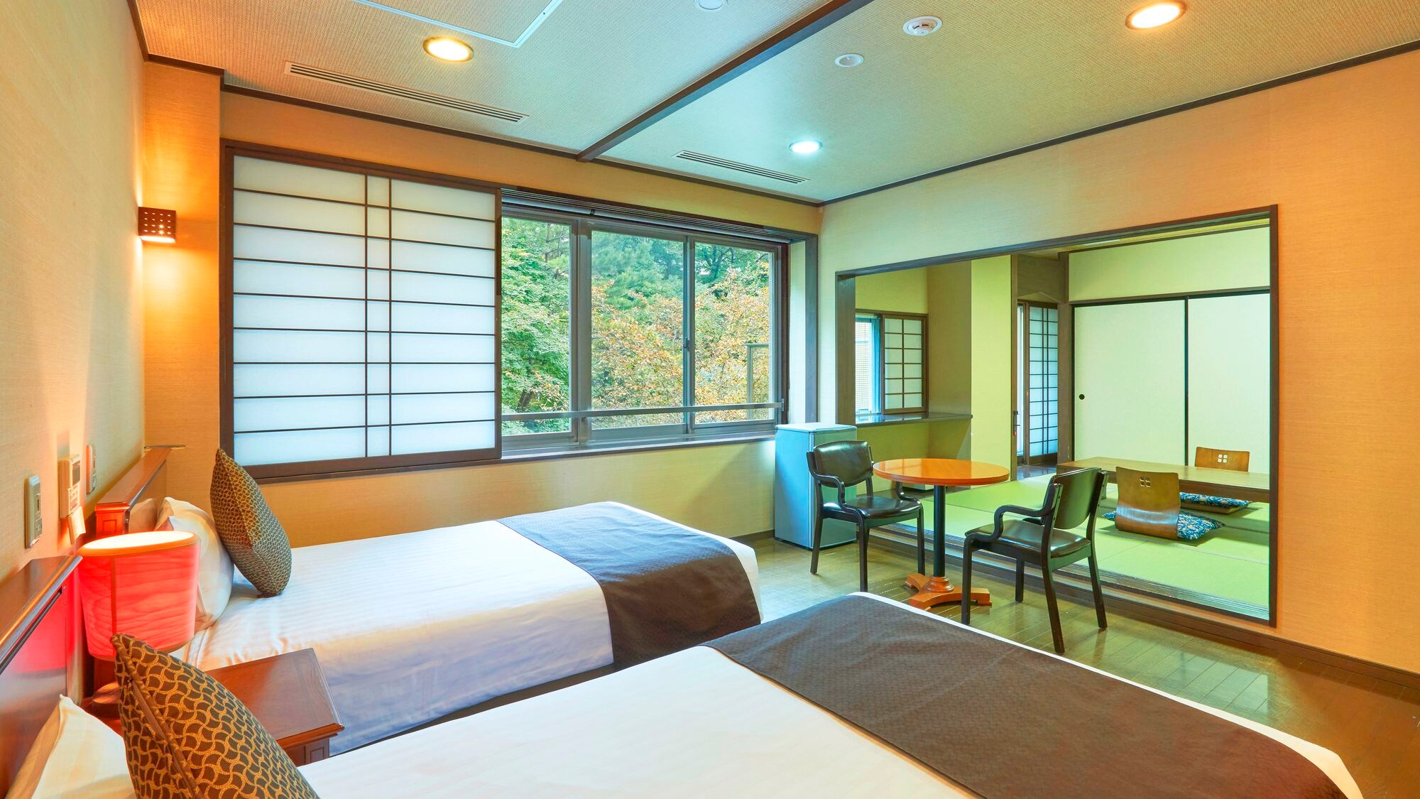 Special Japanese-Western room with open-air bath