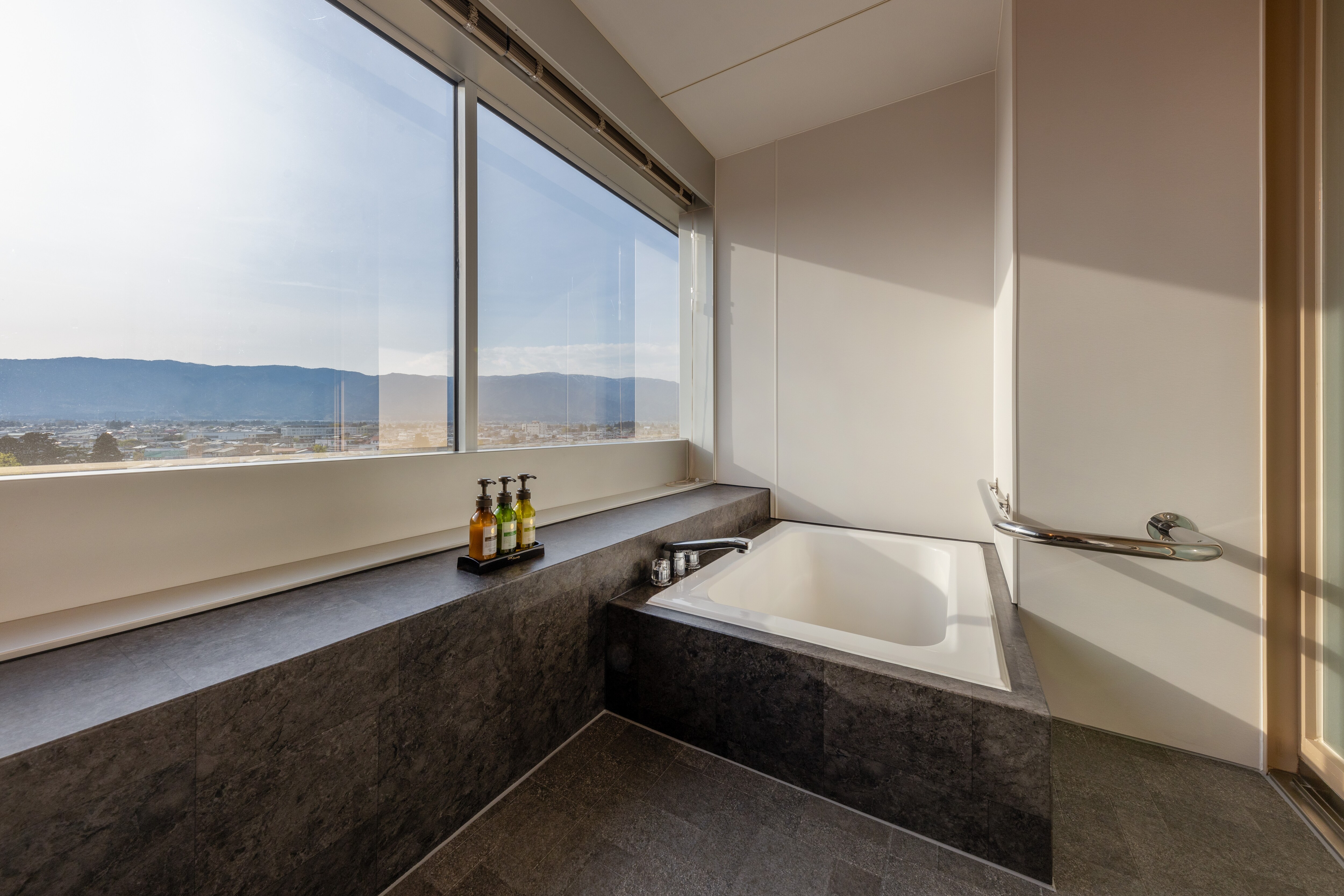 This is an image of the bathroom in a Japanese-style room.