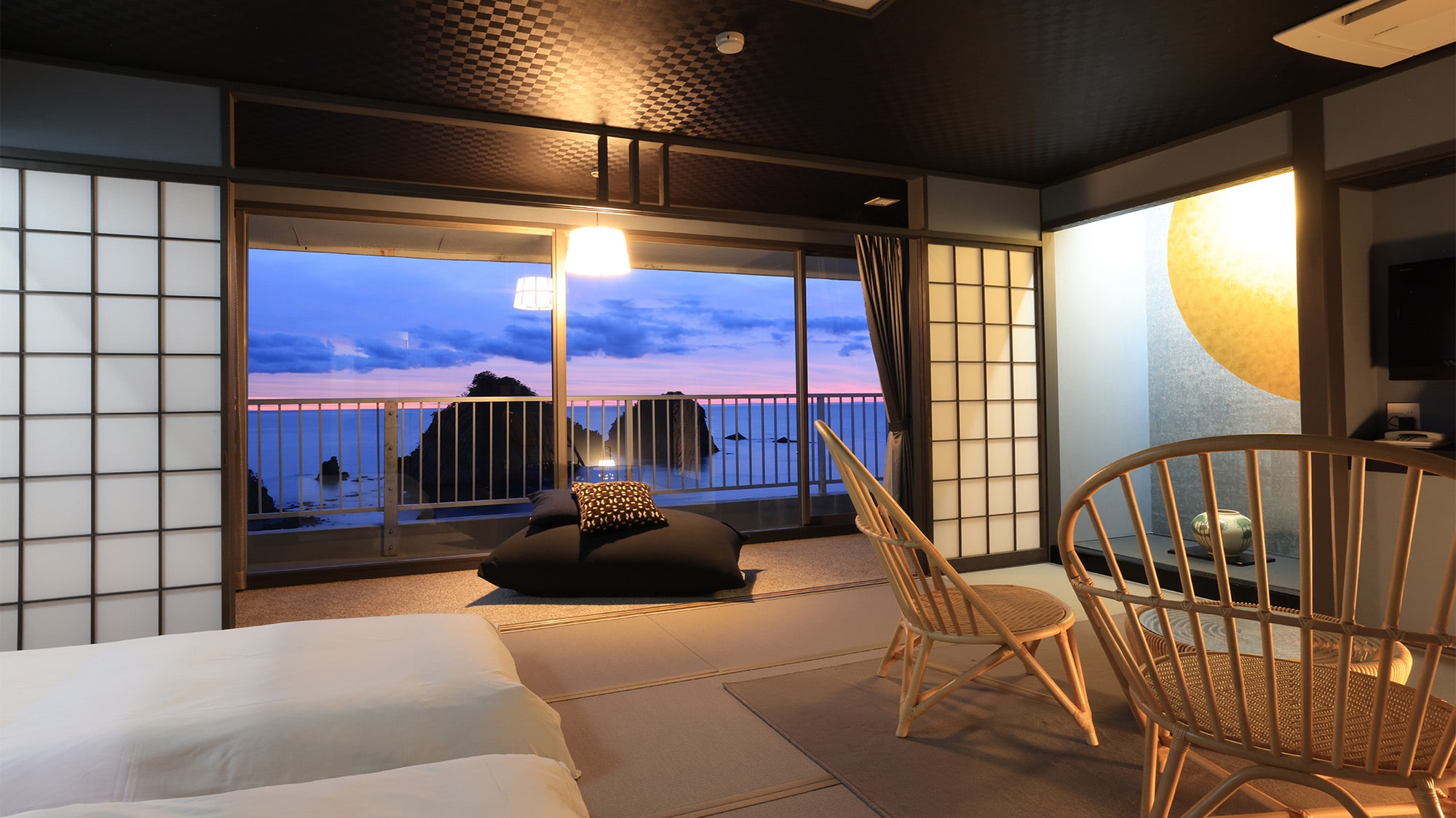 [Kamar tamu] Kamar bergaya Jepang dengan 12 tikar tatami (tempat tidur bergaya Jepang) <Baru direnovasi pada bulan Desember 2023>