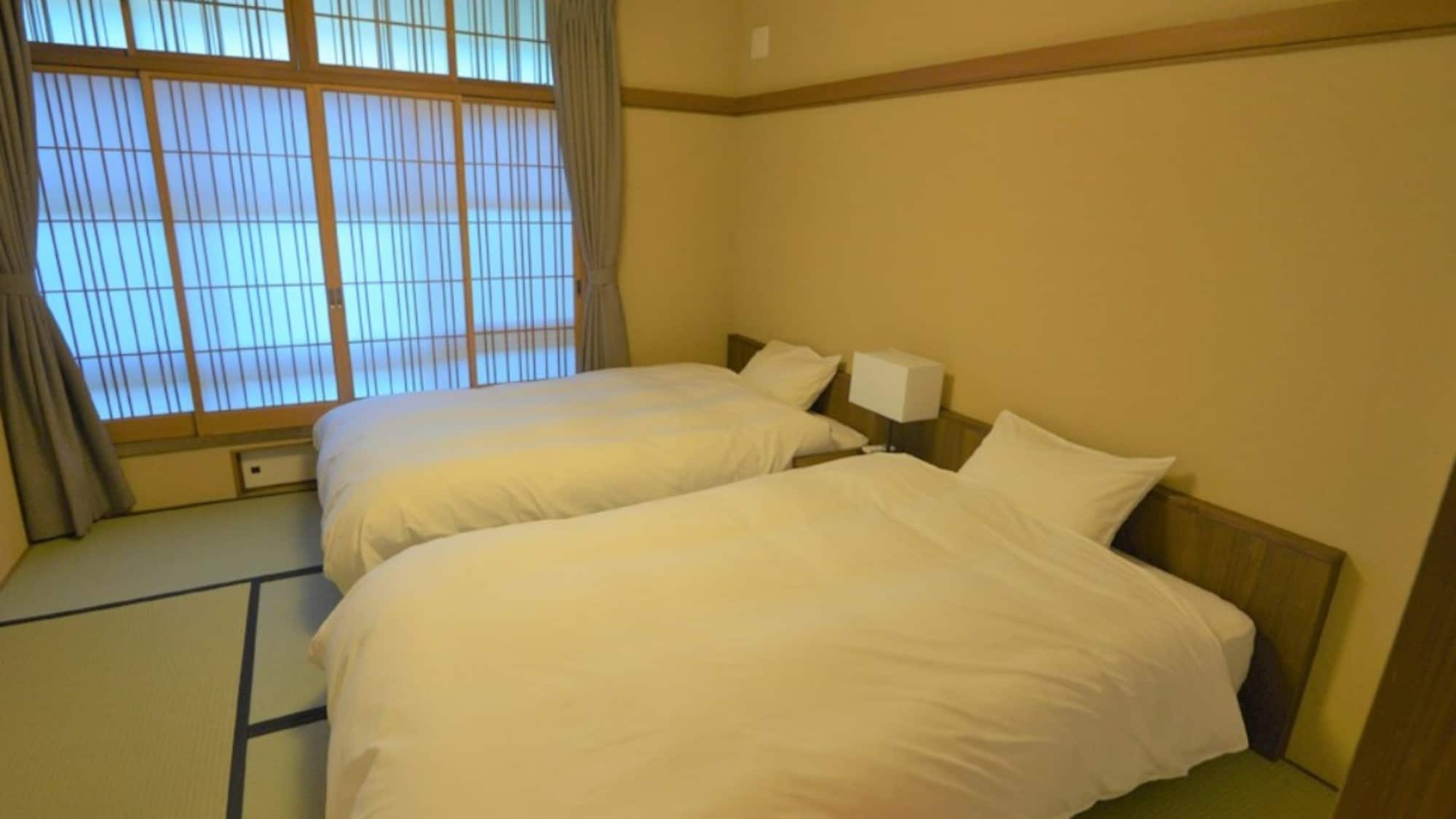 1st floor [With natural hot spring cypress bath] Annex Rakumisou 2 beds