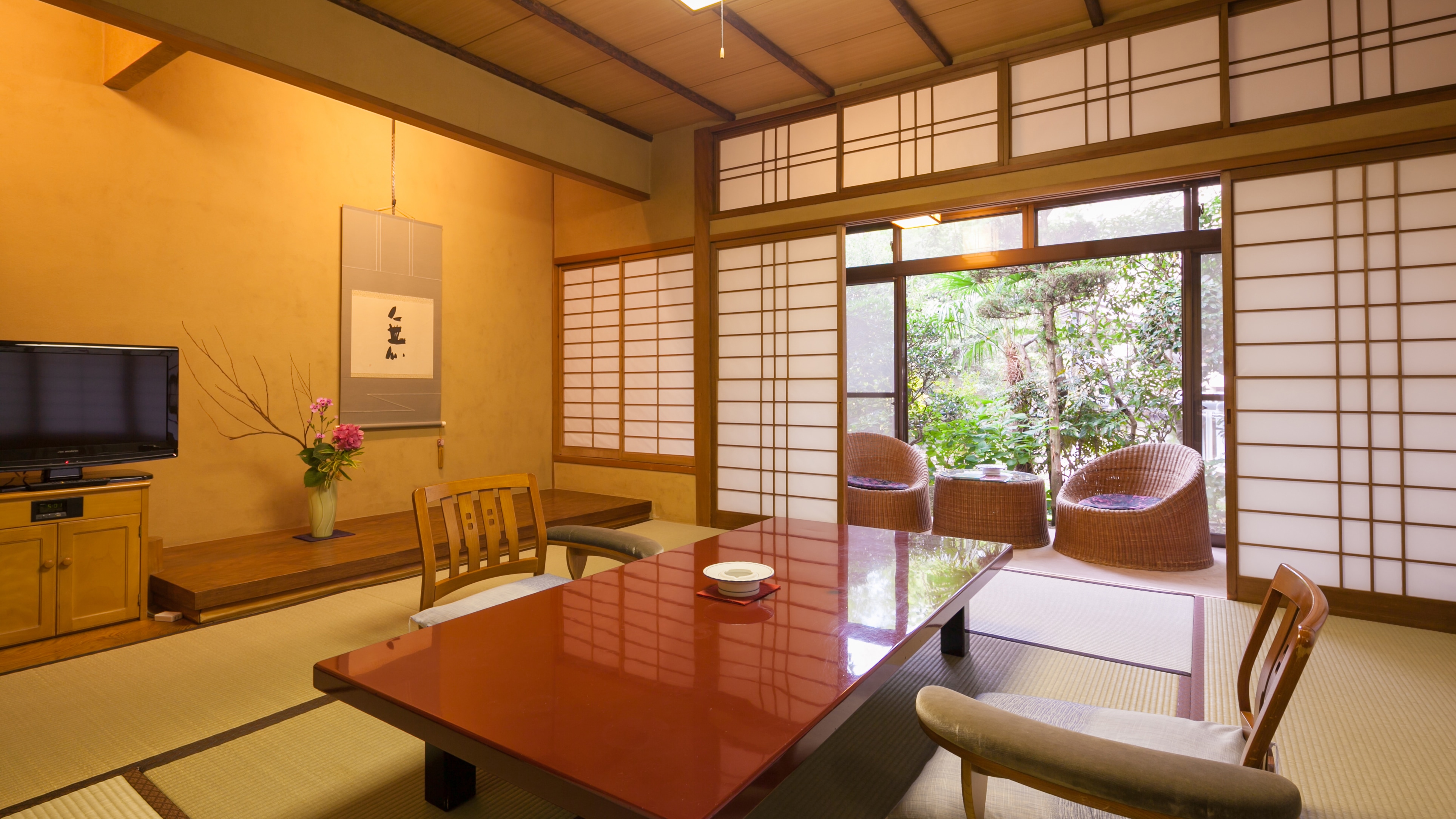 Gekkoen Sanso Standard Japanese-style room ◆ 8 tatami mats + wide rim: Capacity 2-4 people * Check-out: 10:00