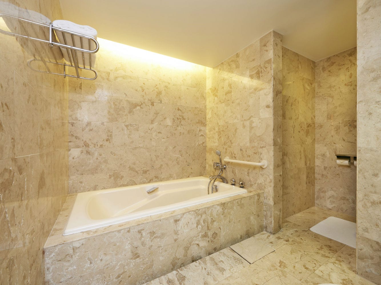 Marble bathroom