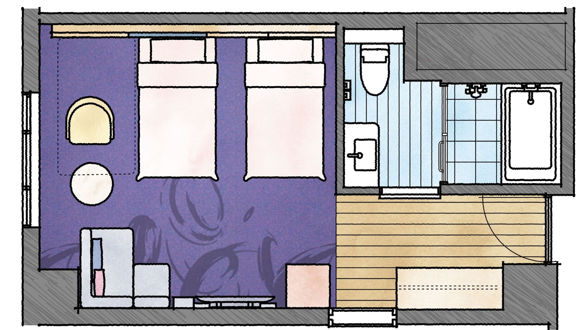 Premium Floor Deluxe Twin