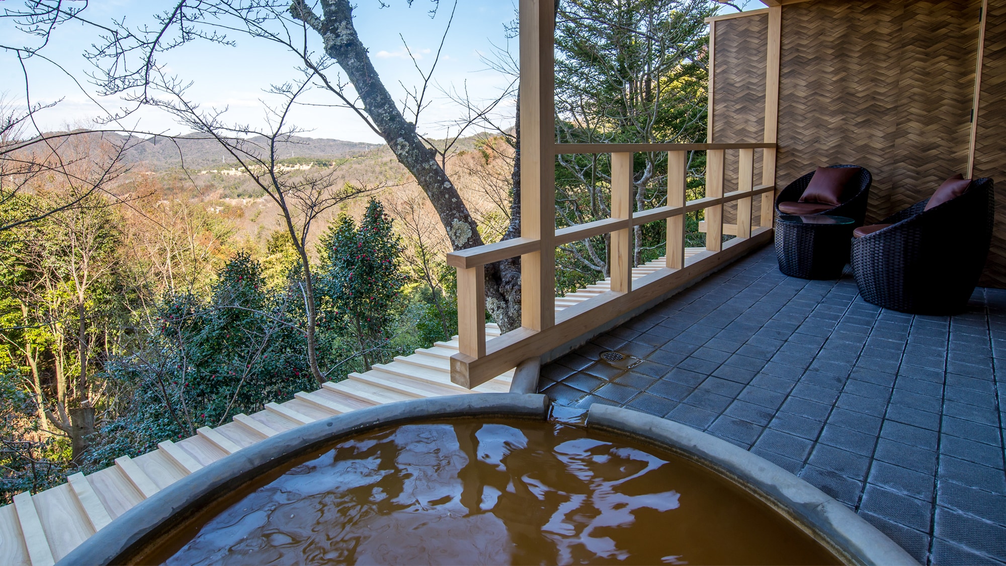 「En」【Family Suite Room with Kinsen open-air bath】Kinsen open-air bath