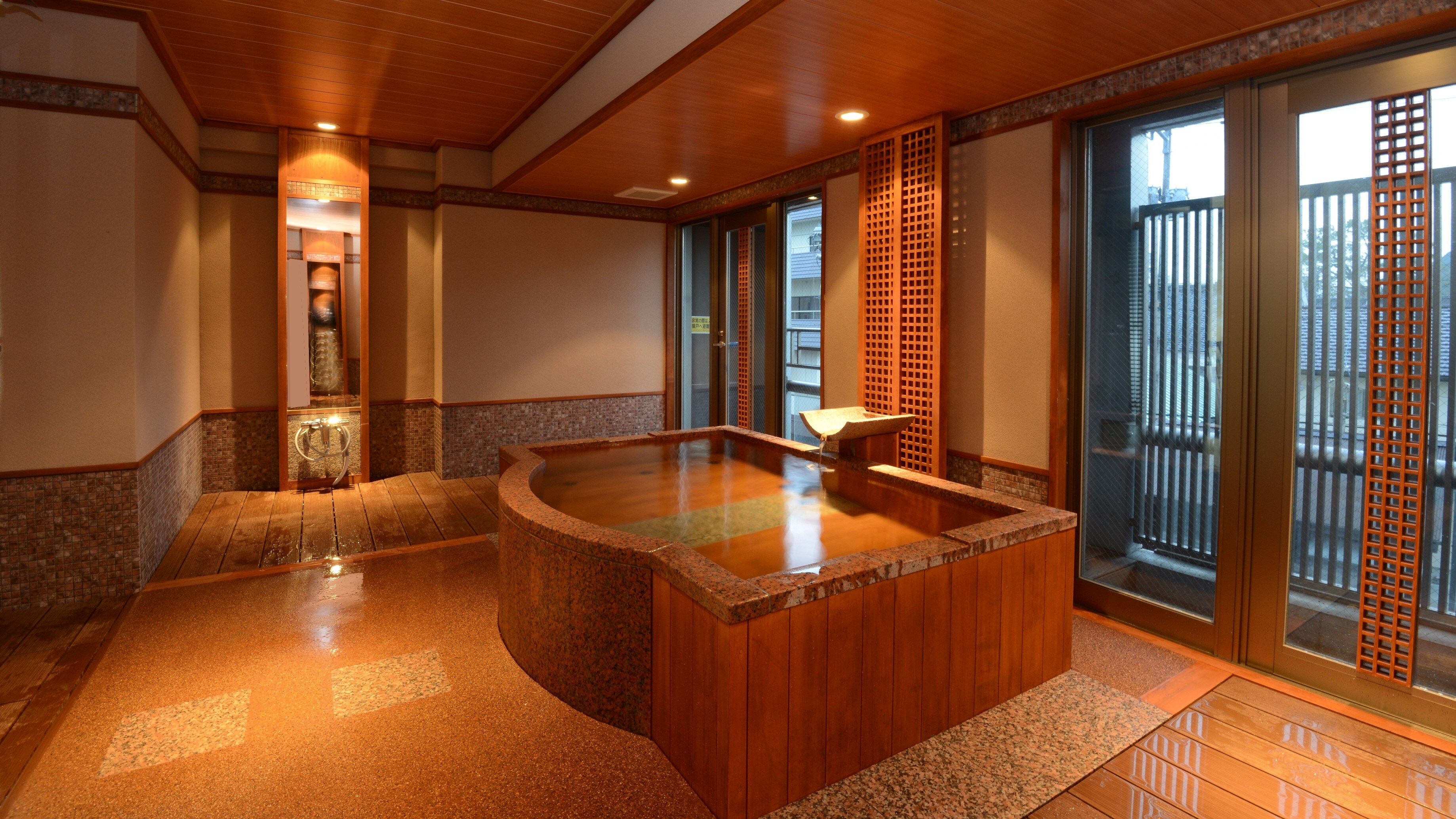 "Ao no Yu" Taisho romantic designer bath for 2 to 4 people.