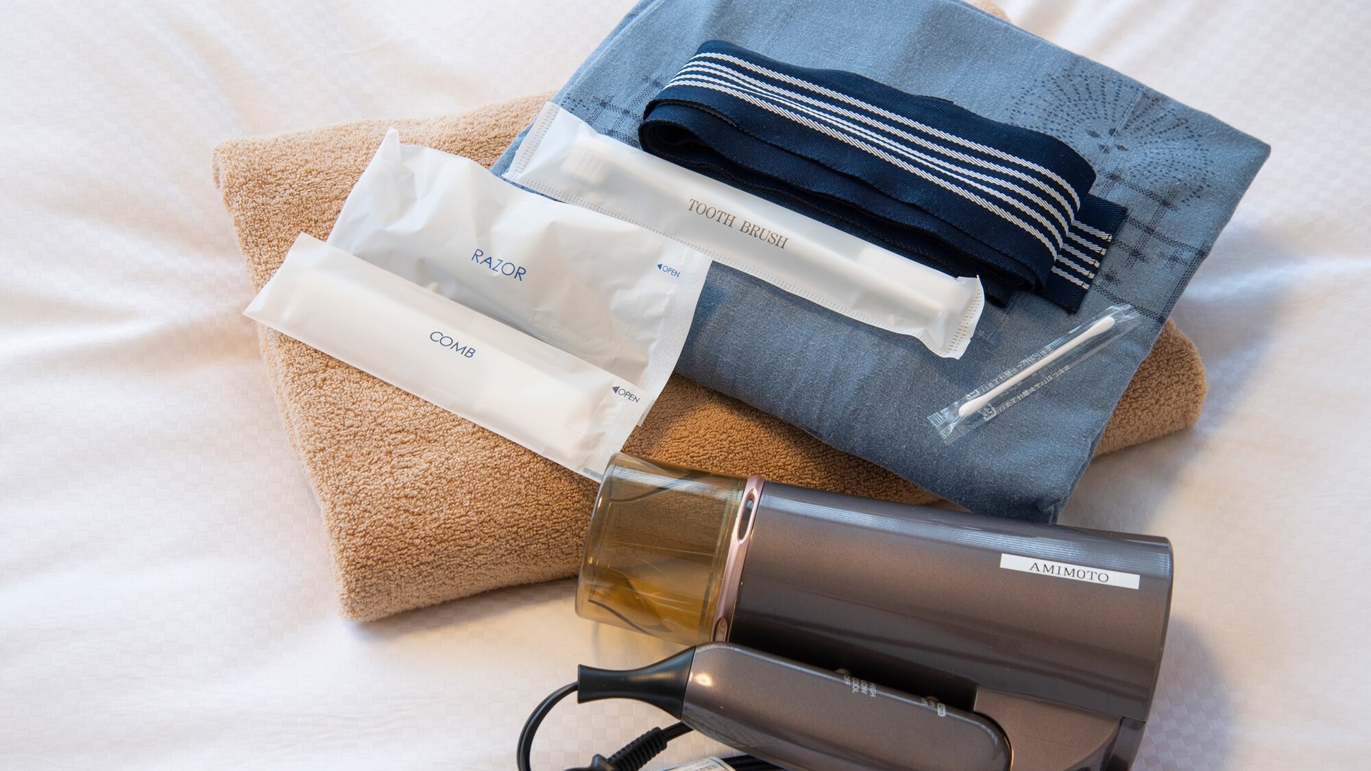 *Guest room amenities include towels, yukata robes, toothbrushes, etc.