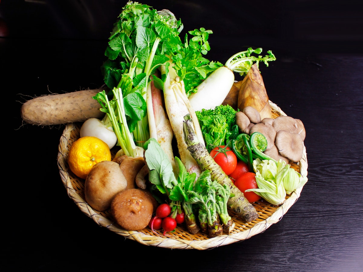Vegetables (example of arrangement)