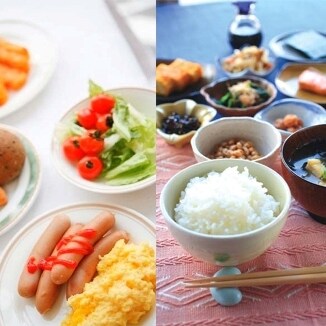 The buffet breakfast is served from 6:45 to 9:00 at the breakfast restaurant "Nagomi".