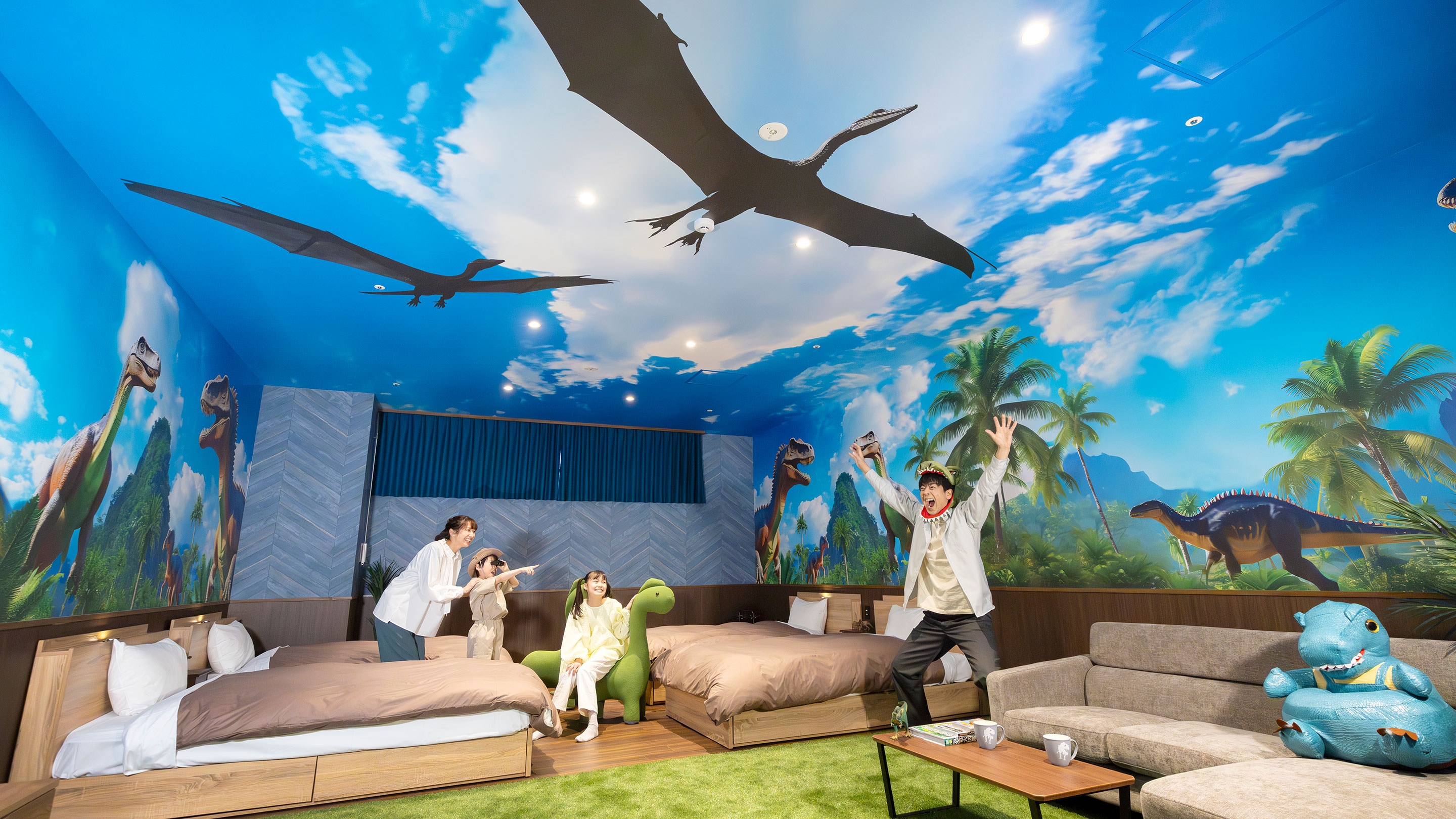 Superior Western-style Force Dinosaur Room *Example of a guest room