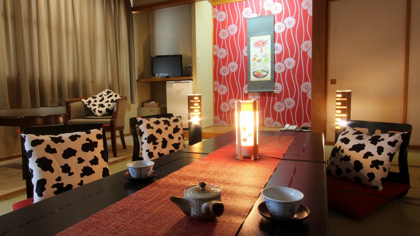 [Sukiyaki Room] There is also a photogenic room based on the concept of sukiyaki.