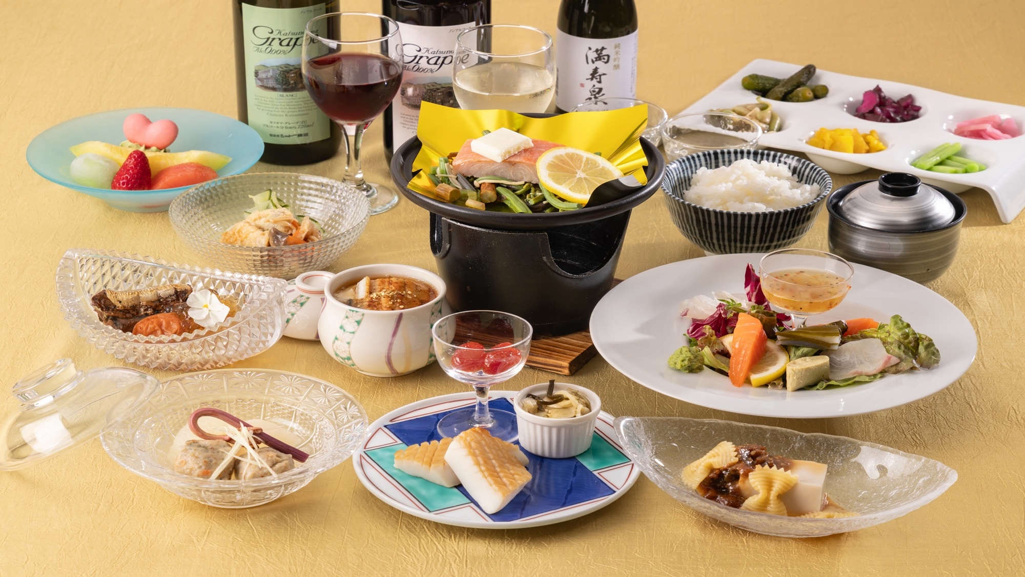 2026年夏季：魚菜懷石料理（魚肉與繽紛石料理）