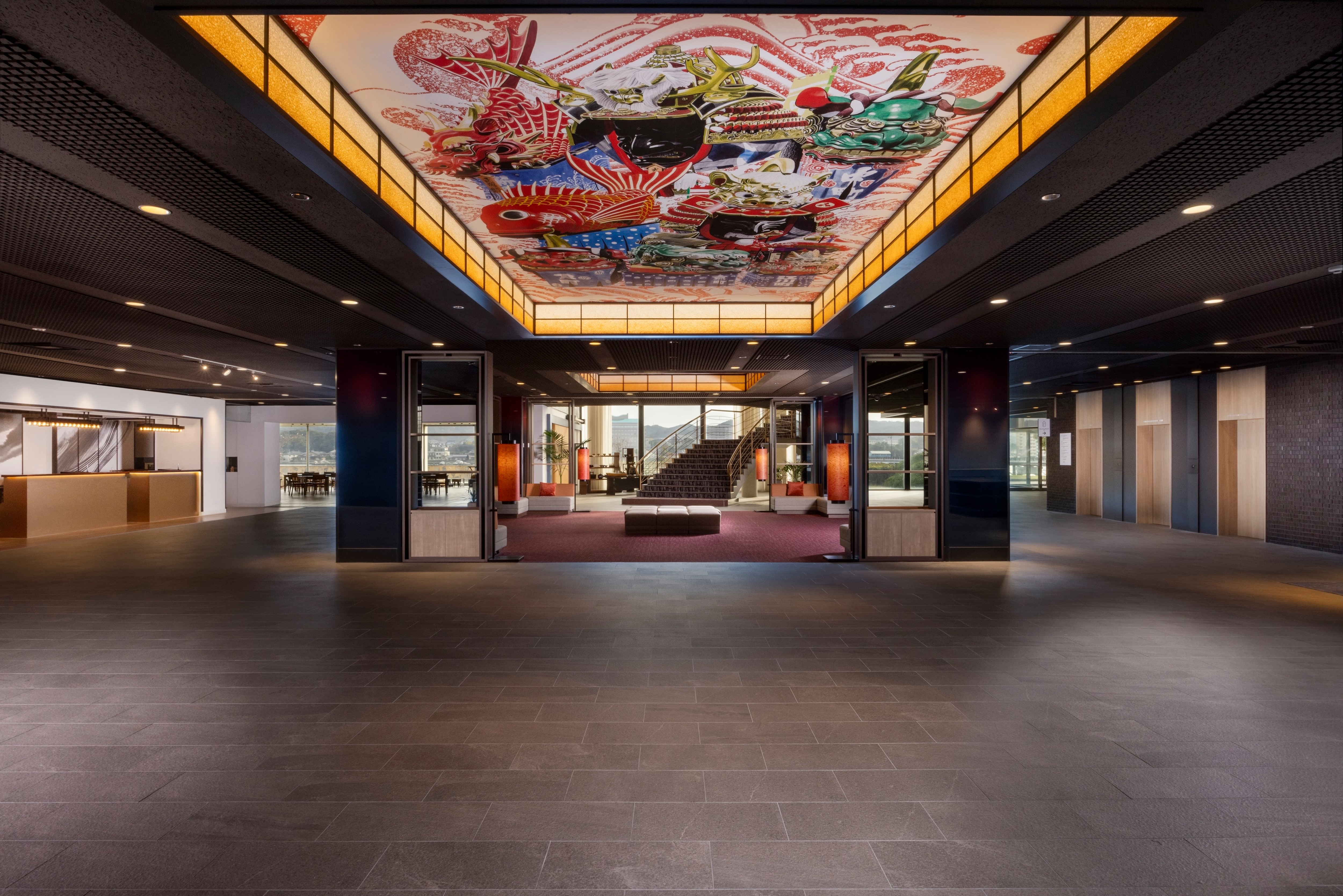Lobby float ceiling painting