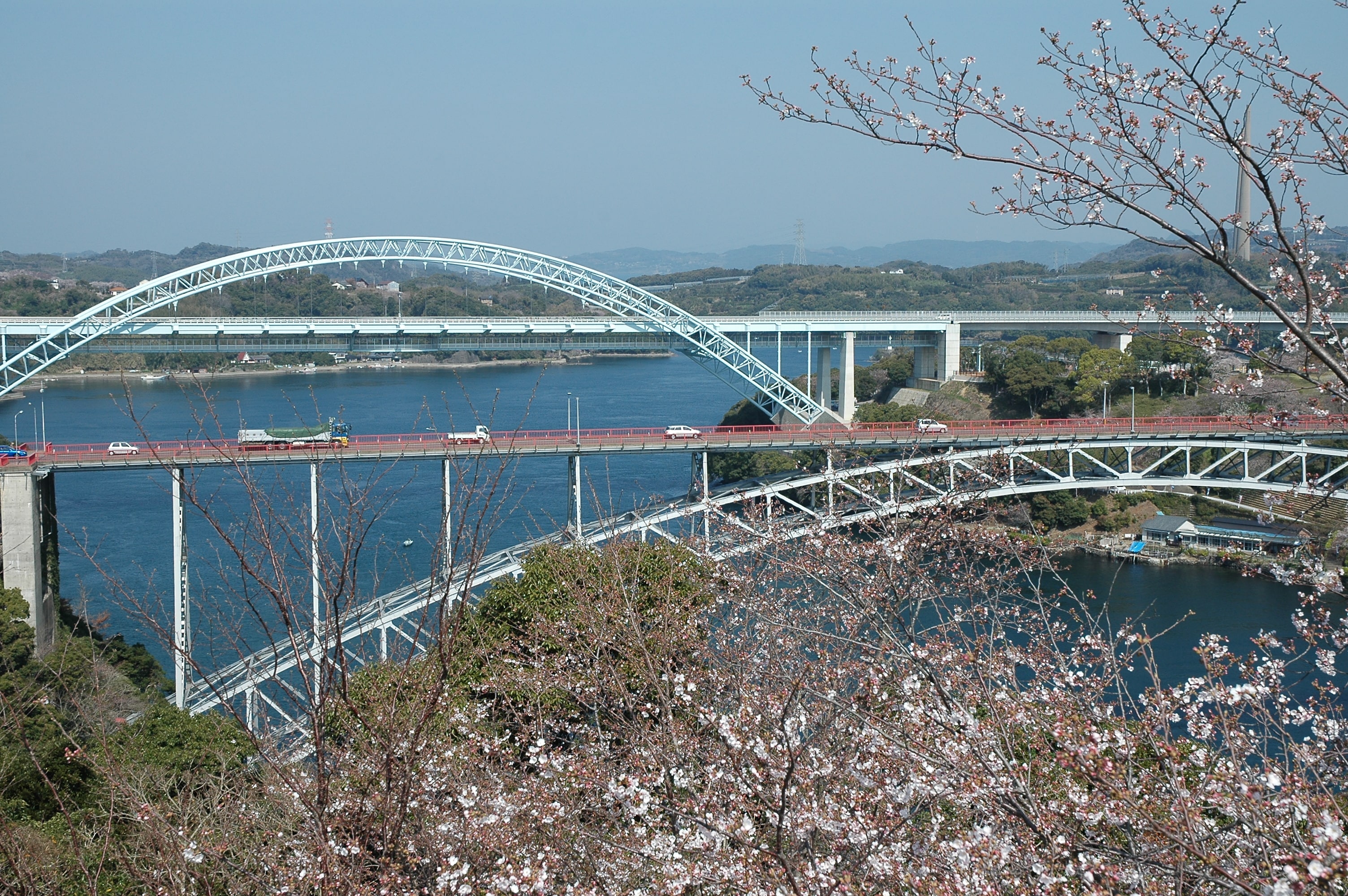 Shinsaikai Bridge and Saikai Bridge