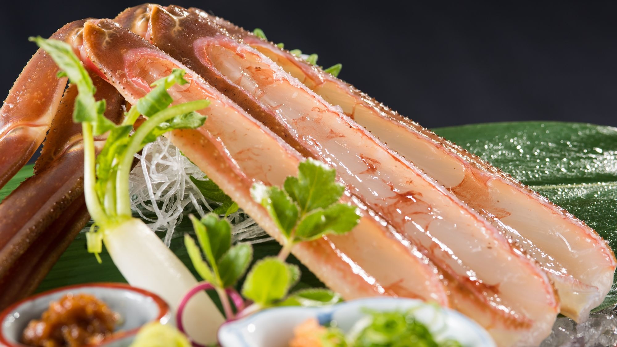 活蟹刺身