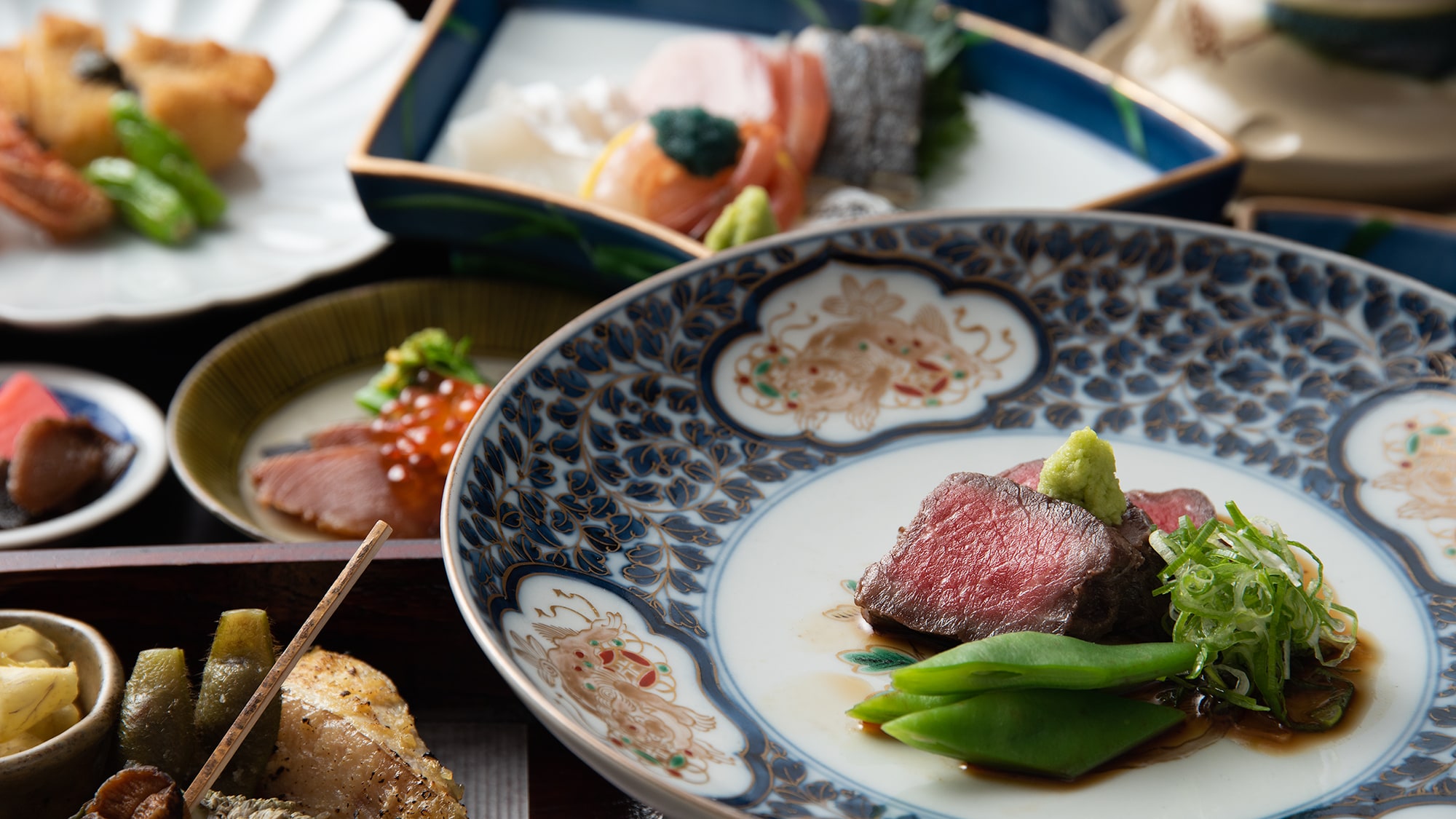 ※【京都風味日本料理範例】不使用化學調味料，僅使用當地產調味料的創意料理