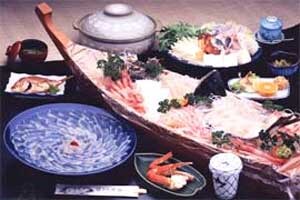 餐点示例2（河豚套餐+整条鱼生鱼片）