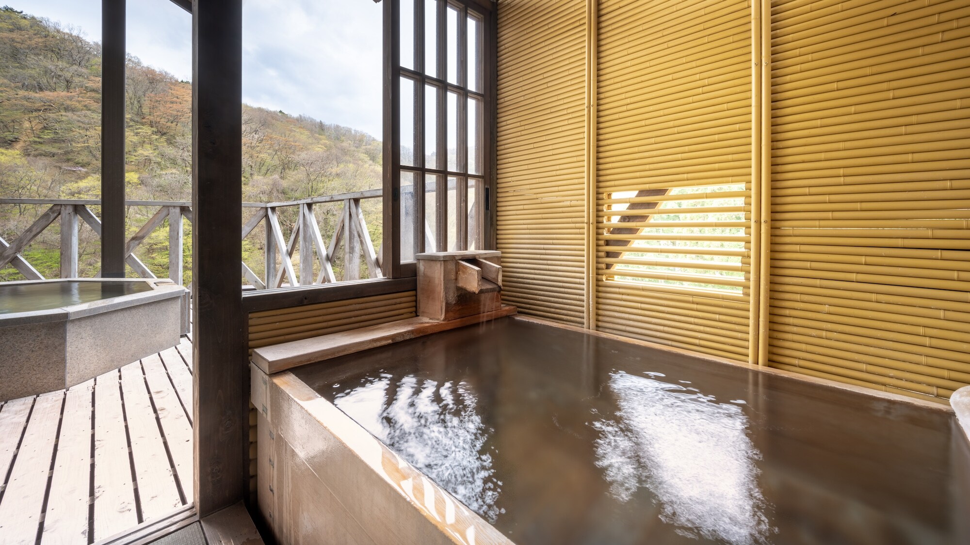 View open-air bath