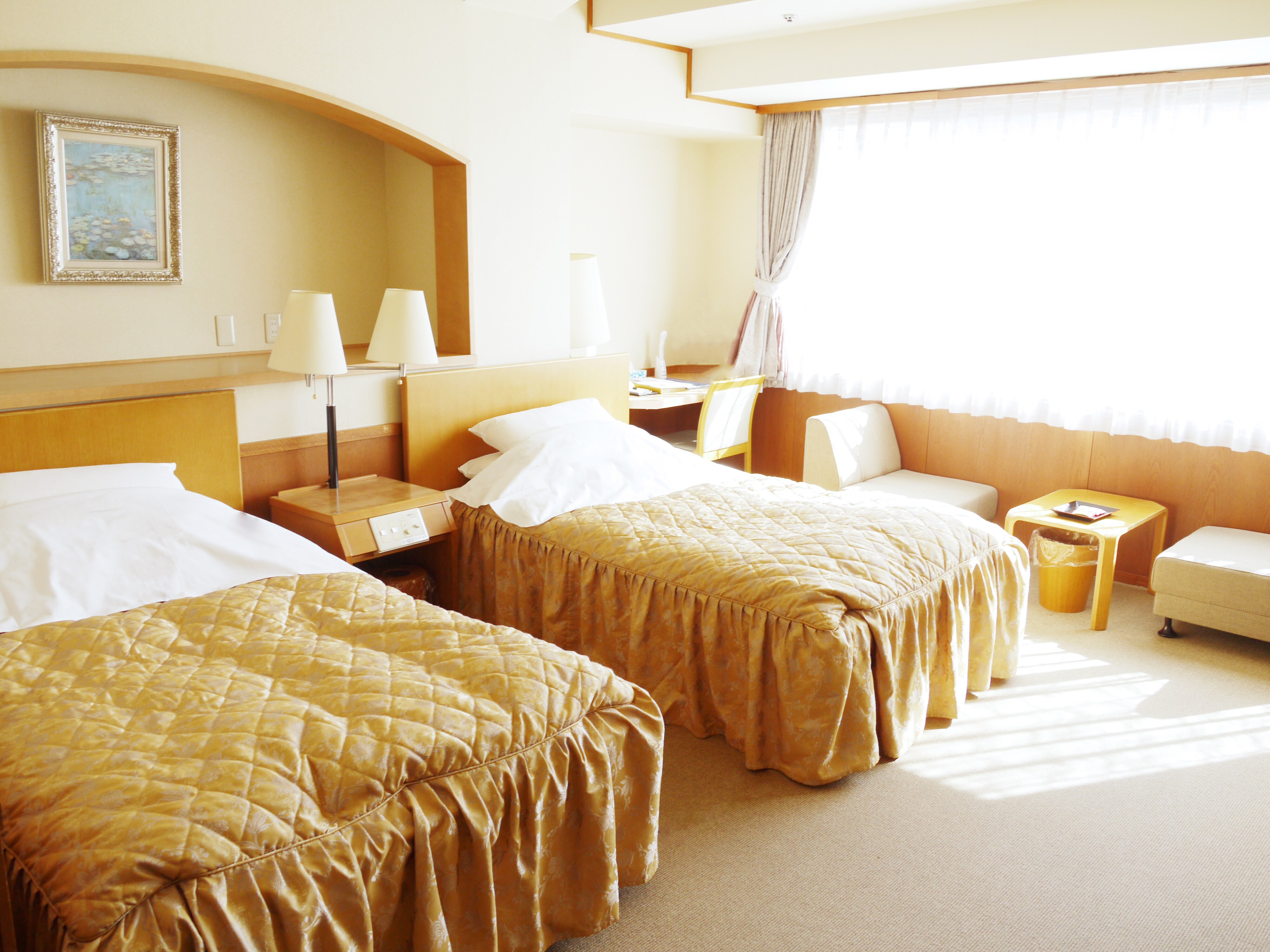 [Limited to 4 rooms] Western-style twin room (21 square meters)