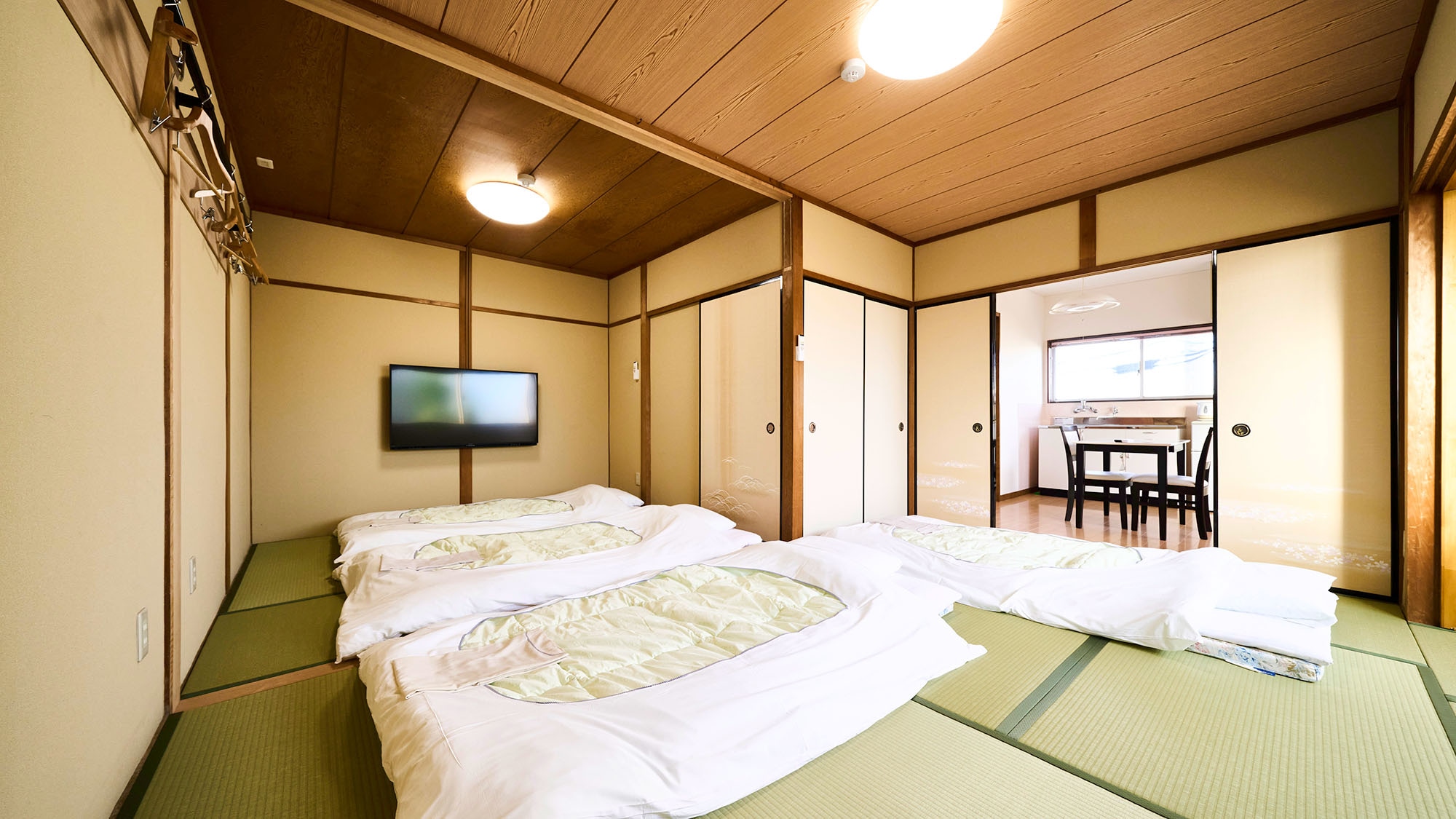 ・【日式房间S】最多可入住7人。非常适合团体旅行等使用。